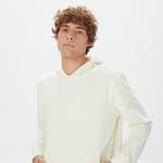 Nautica Erkek Krem Standart Fit Sweatshirt