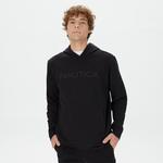 Nautica Erkek Siyah Standart Fit Sweatshirt