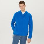 Nautica Erkek Mavi Standart Fit Uzun Kollu Polar