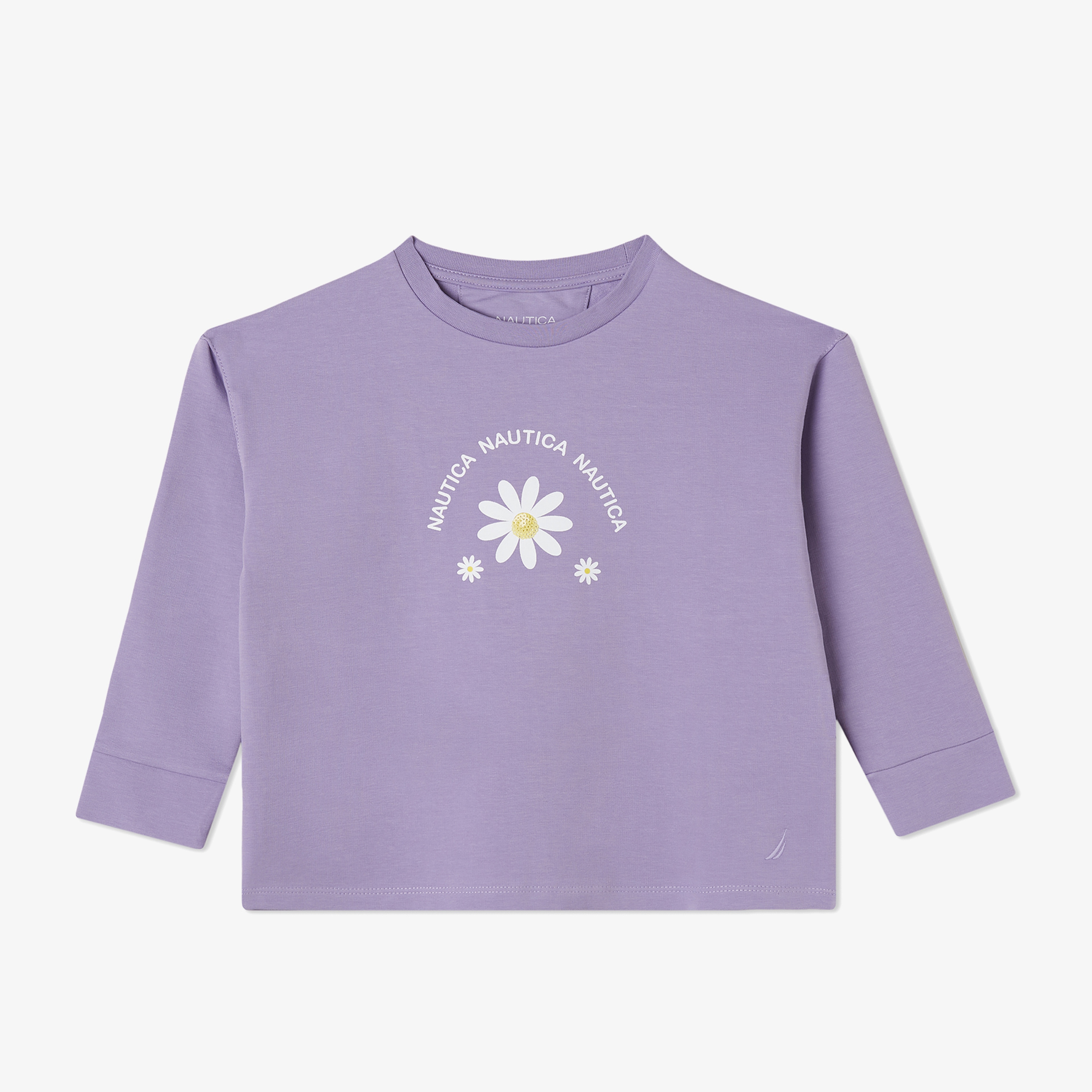 Nautica Kız Çocuk Mor Standart Fit Sweatshirt