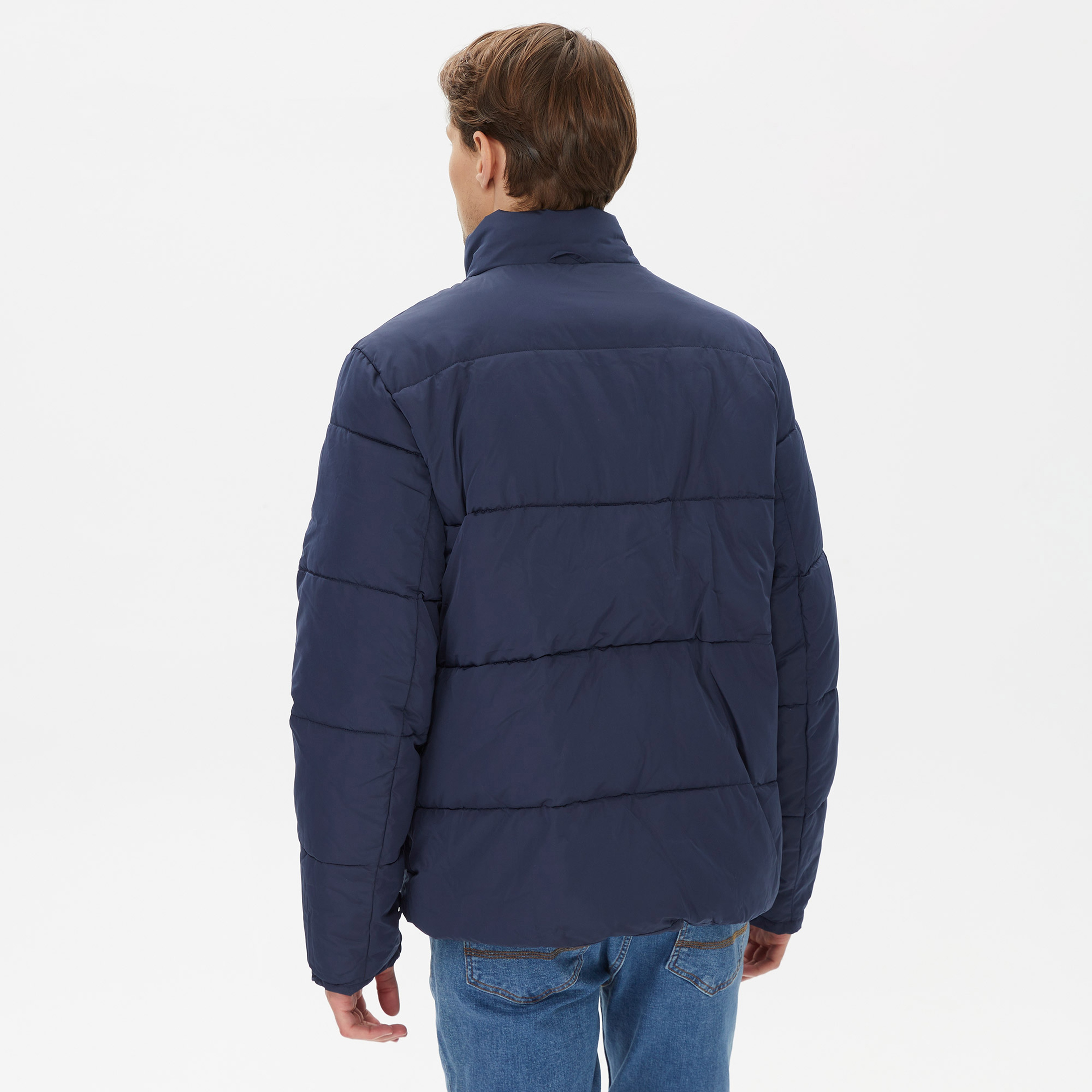 Nautica Erkek Lacivert Standart Fit Mont