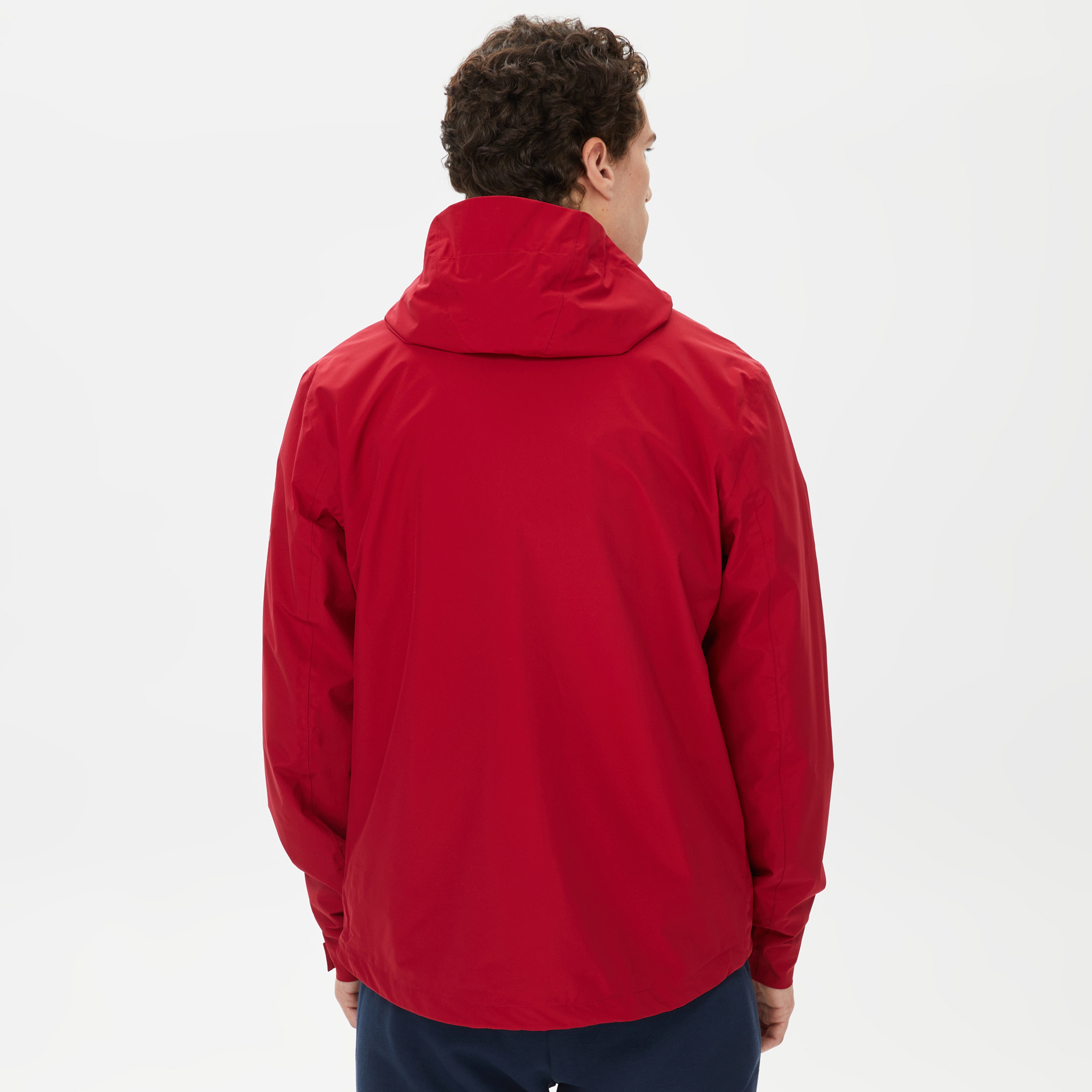 Nautica Erkek Kırmızı Su Kaydırma Özellikli Yağmurluk