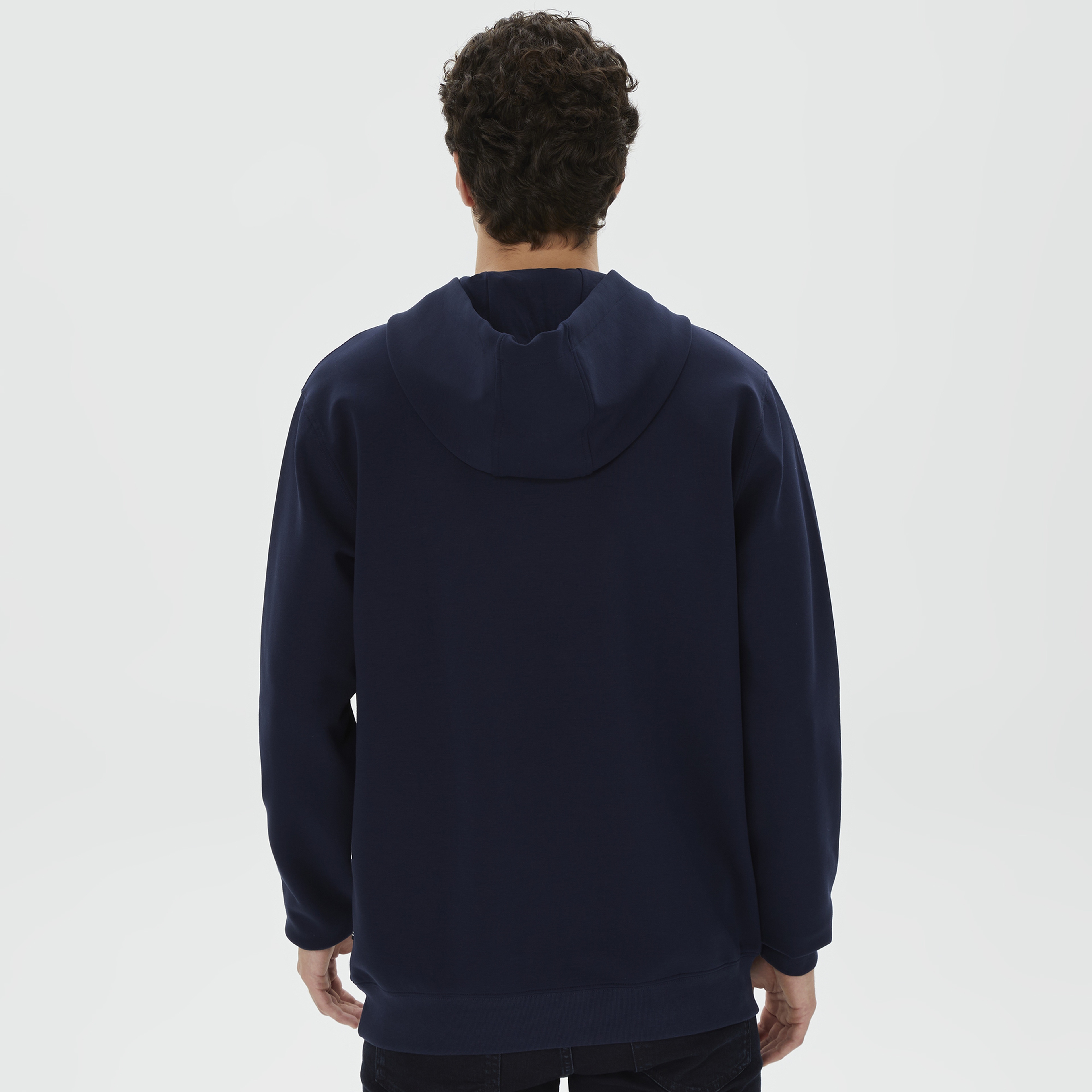 Nautica Erkek Lacivert Standart Fit Kapüşonlu Sweatshirt