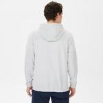 Nautica Erkek Gri Standart Fit Kapüşonlu Sweatshirt