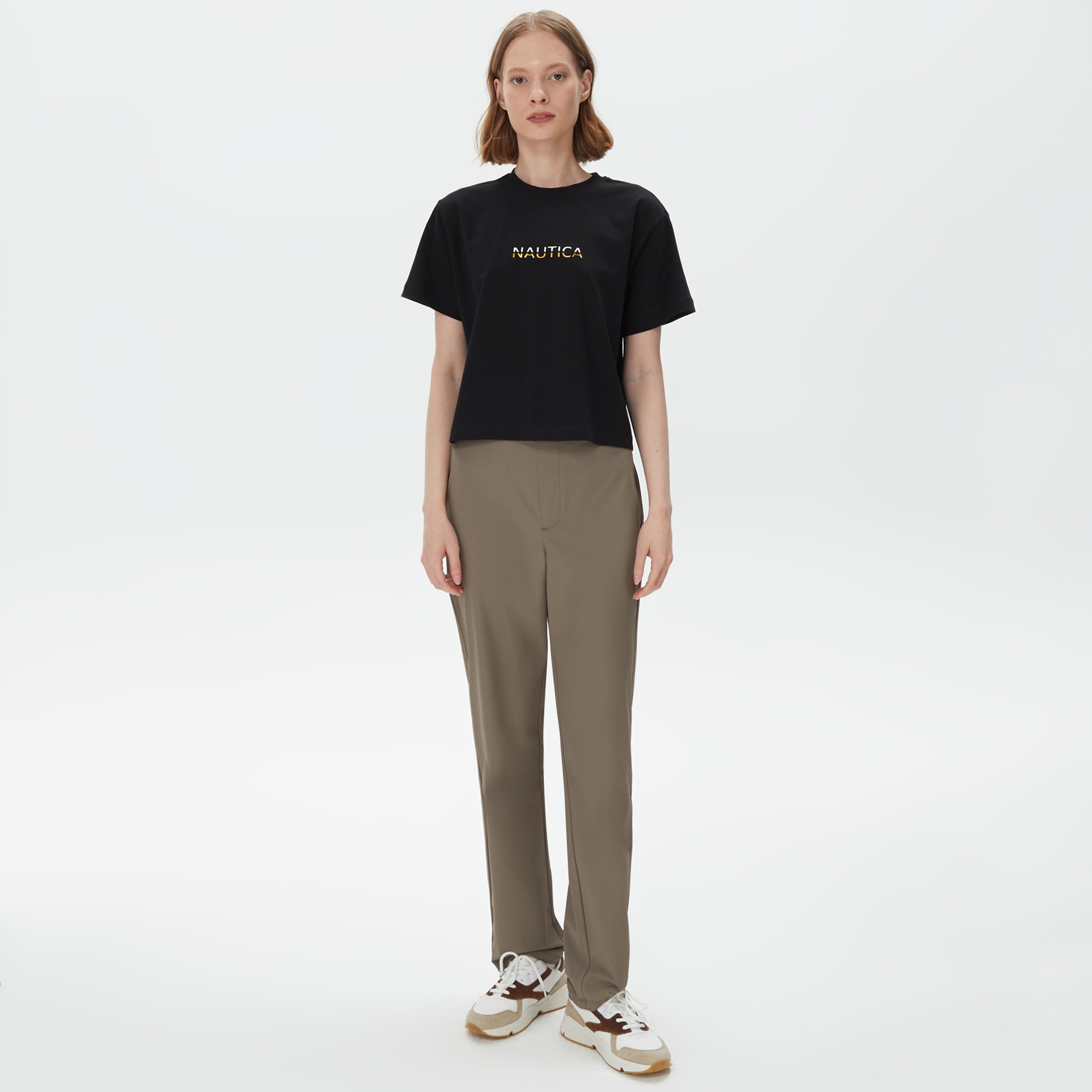 Nautica Kadın Siyah T-Shirt