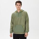 Nautica Erkek Yeşil Standart Fit Kapüşonlu Sweatshirt