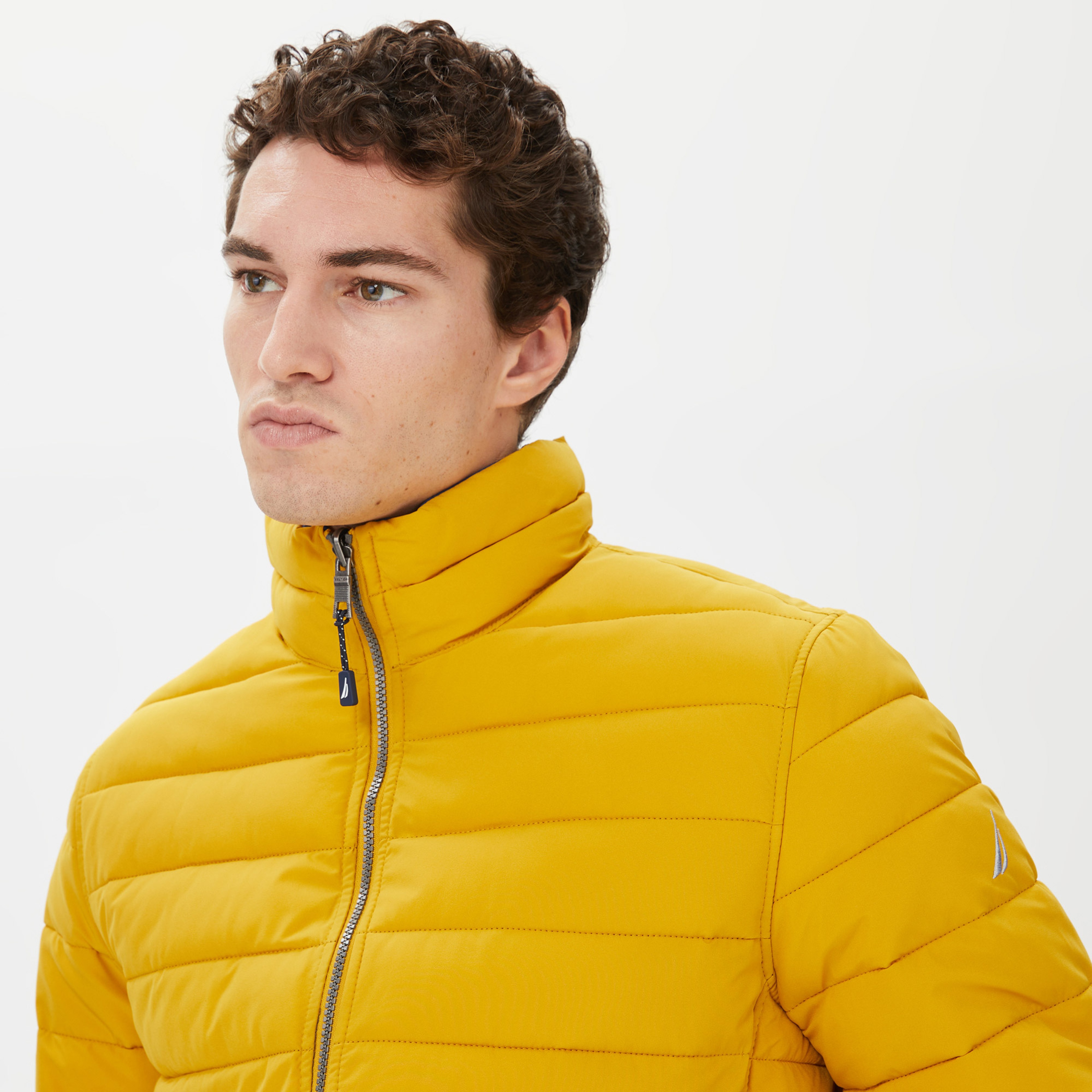 Nautica Erkek Sarı Çift Taraflı Mont