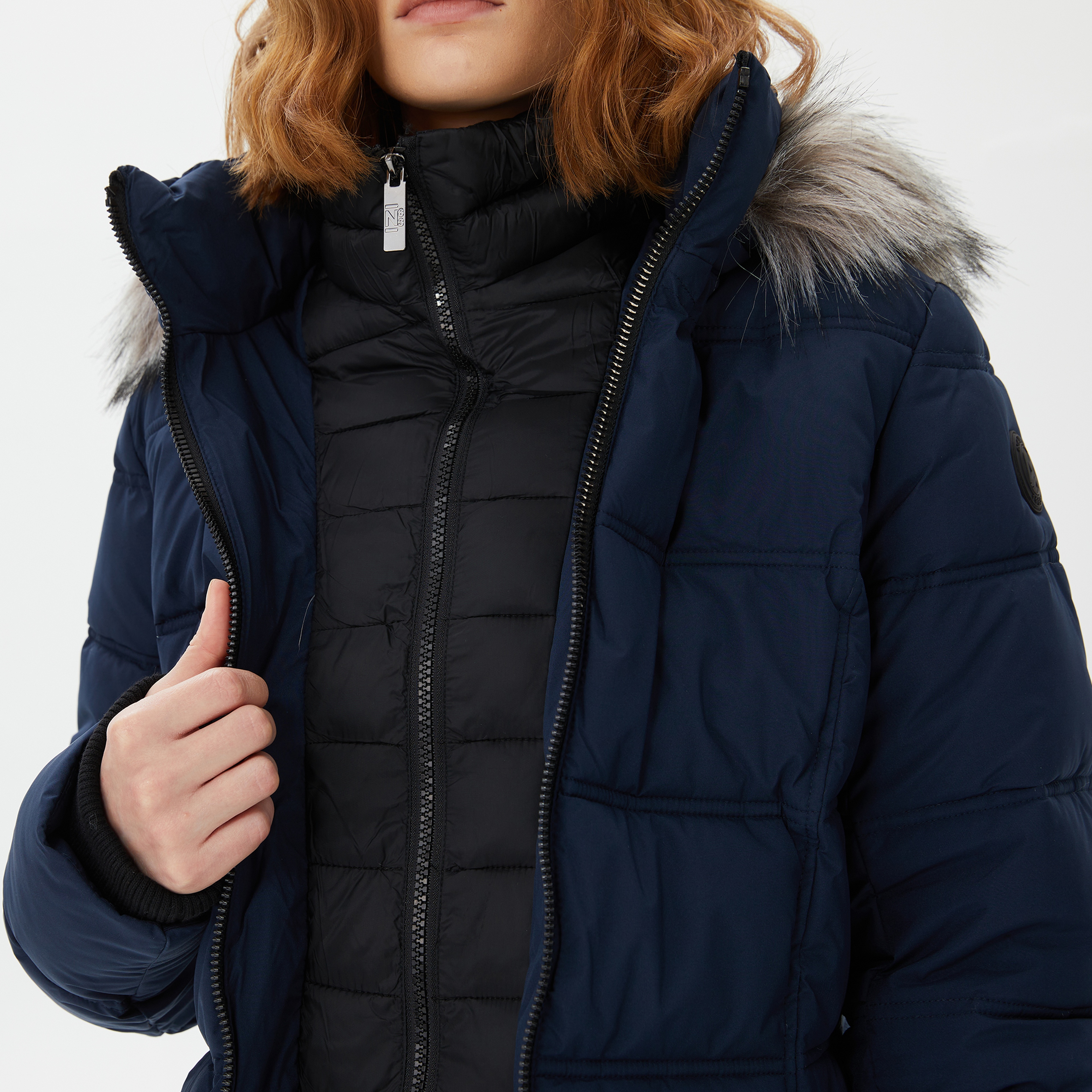 Nautica Kadın Lacivert Mont