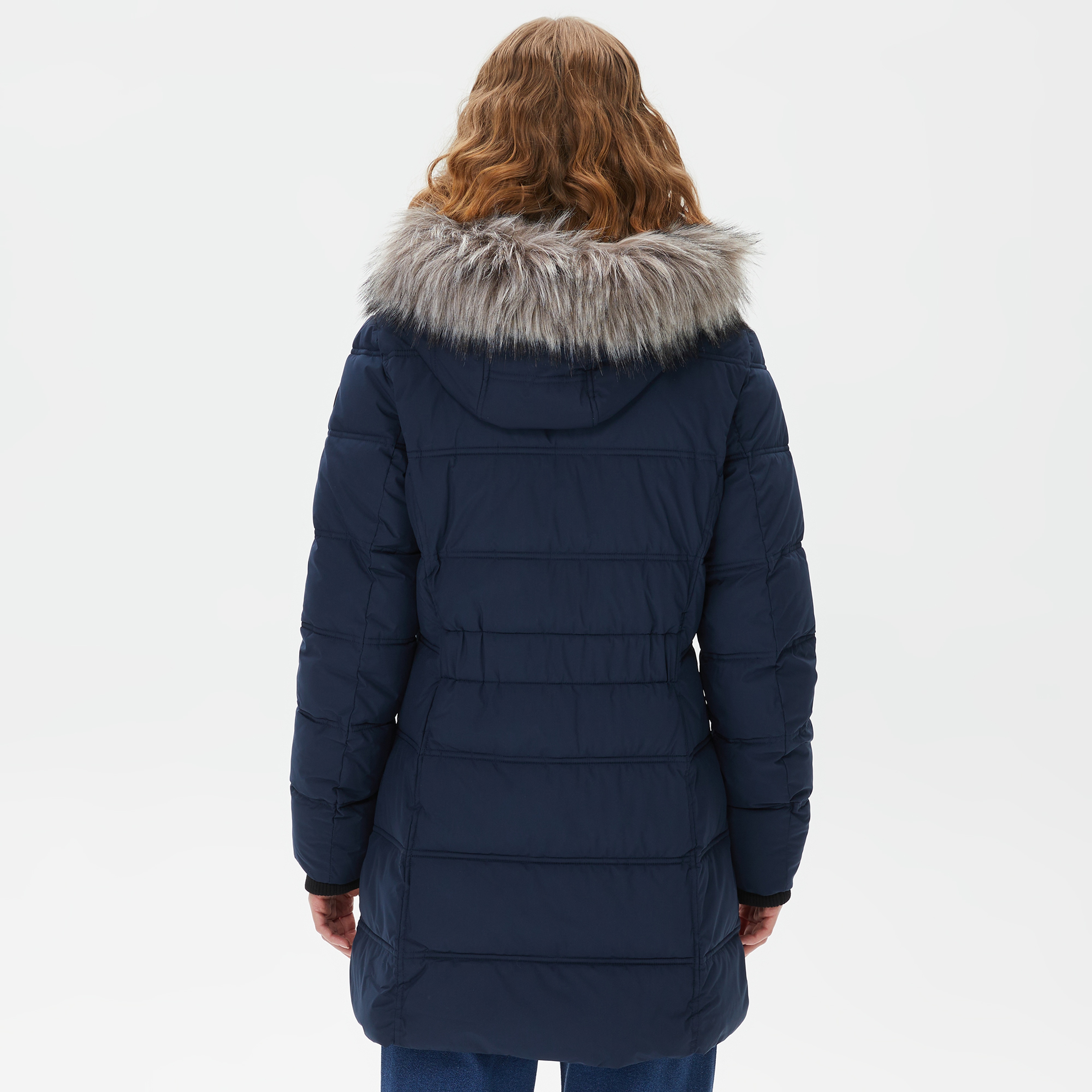 Nautica Kadın Lacivert Mont