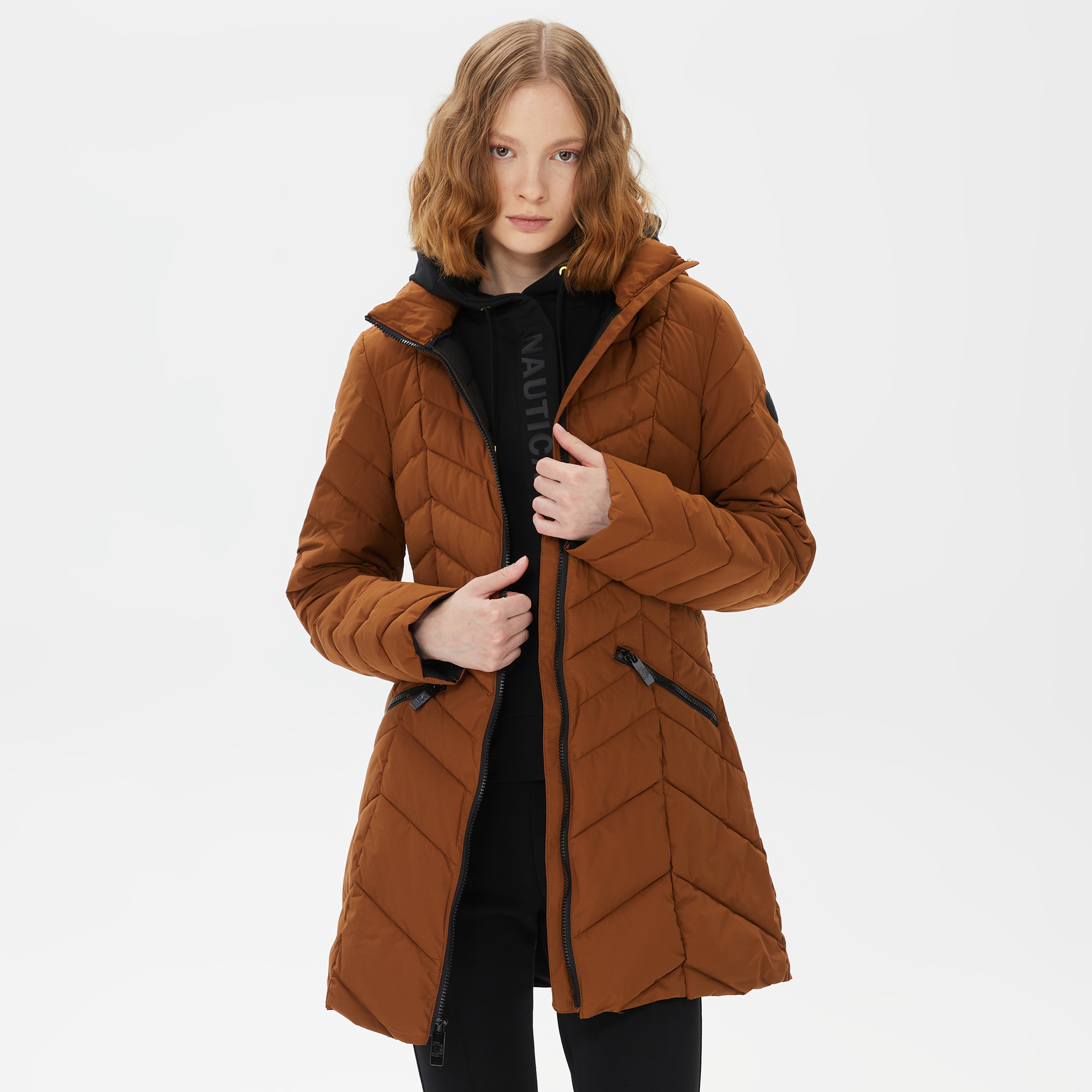 Nautica Kadın Kahverengi Mont