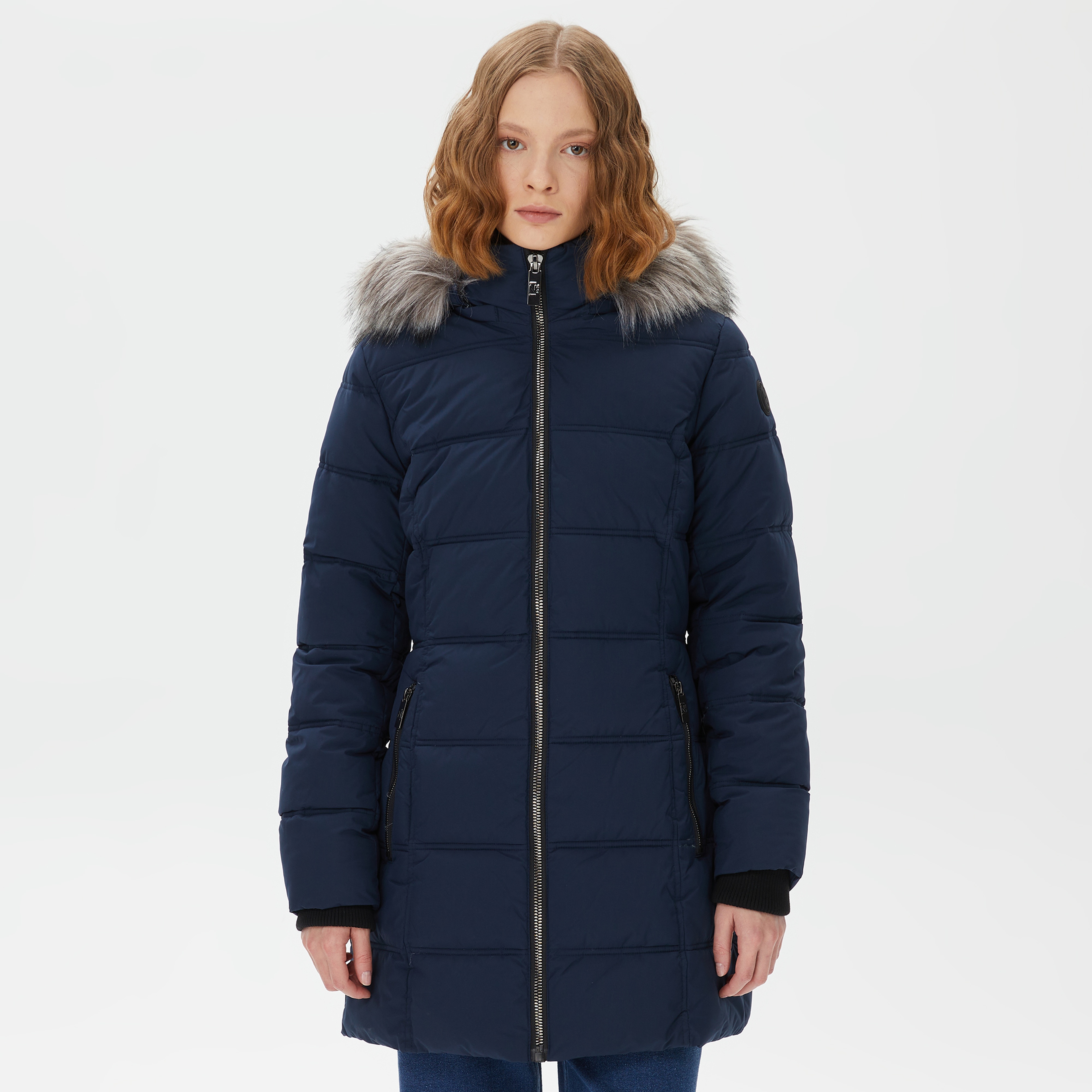 Nautica Kadın Lacivert Mont