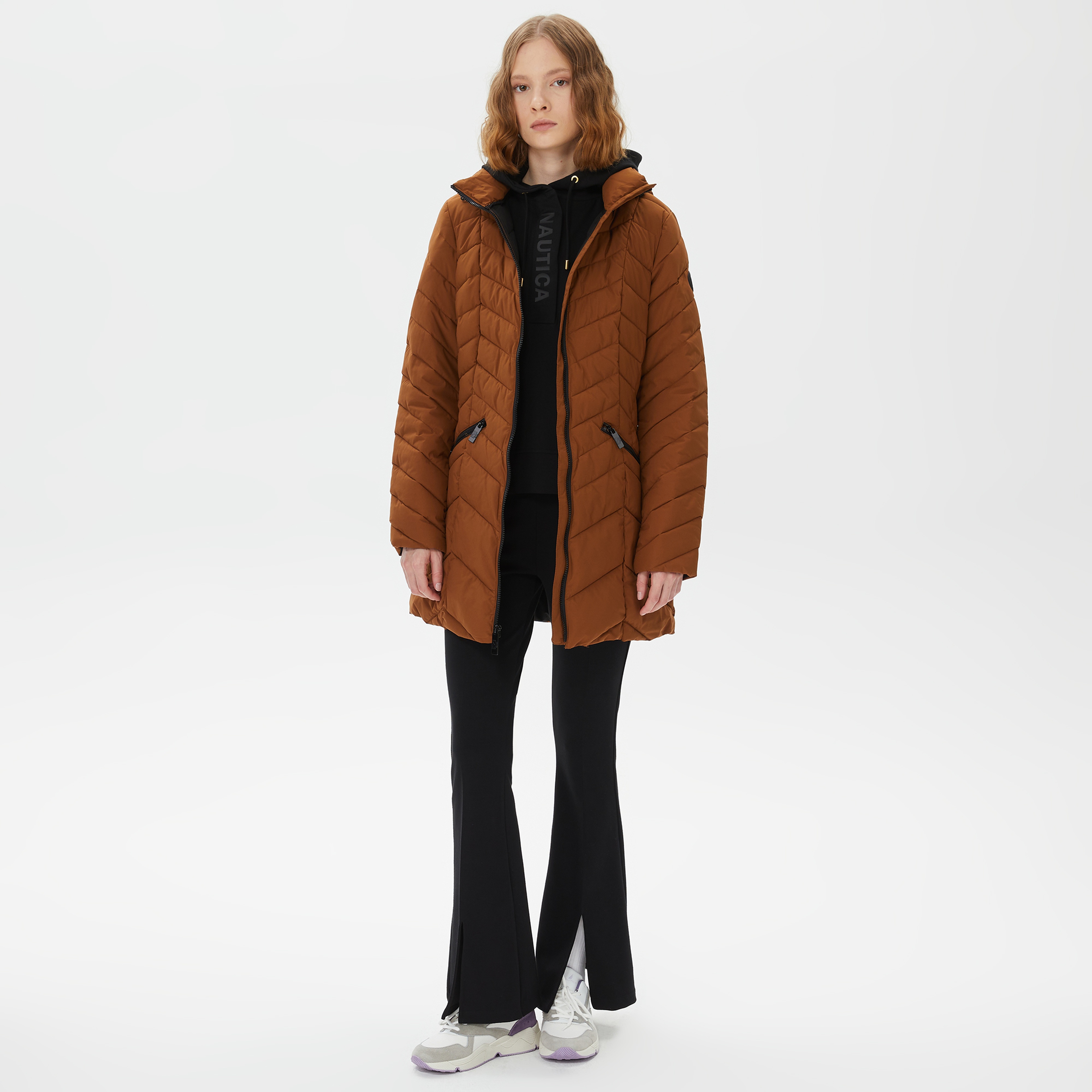 Nautica Kadın Kahverengi Mont