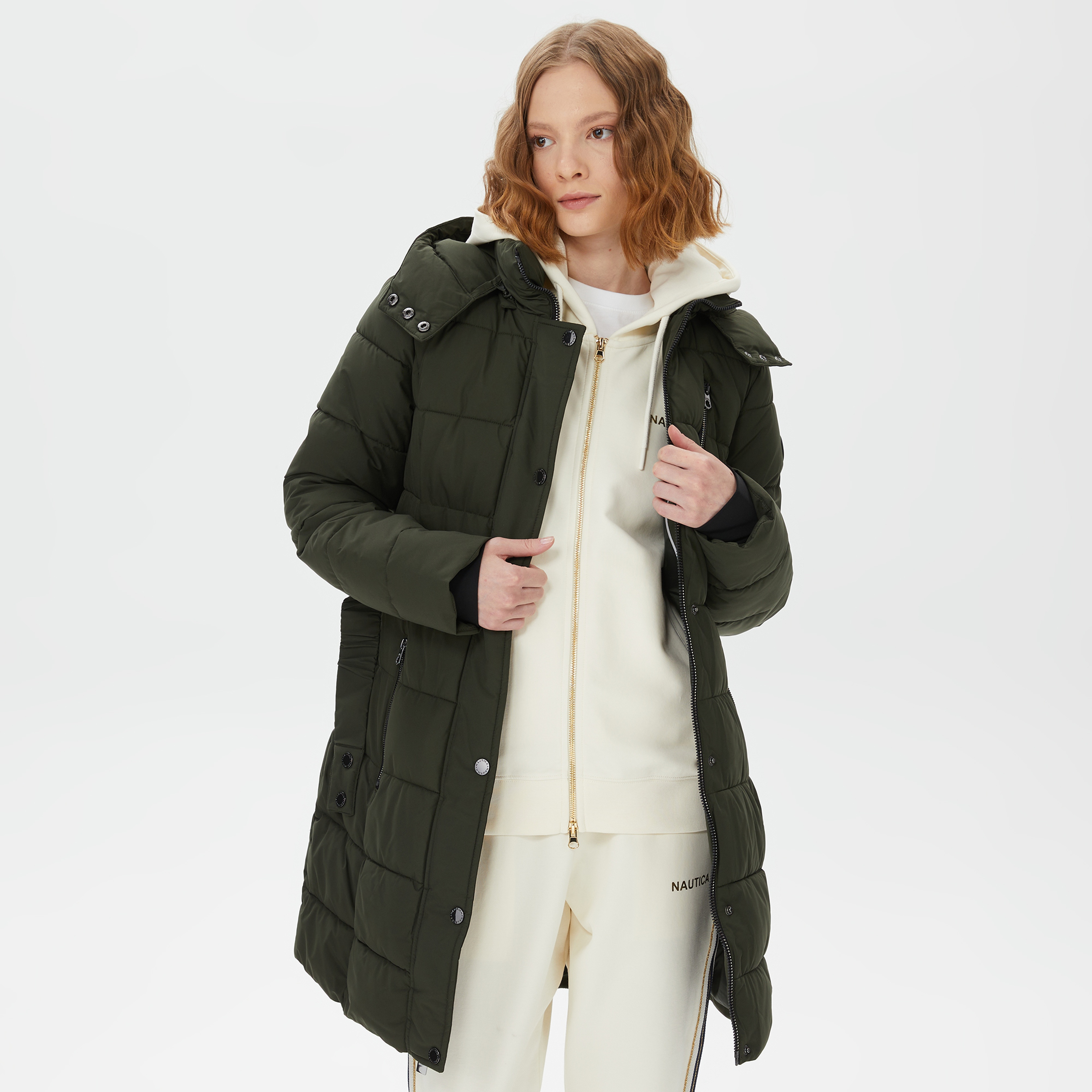 Nautica Kadın Yeşil Mont
