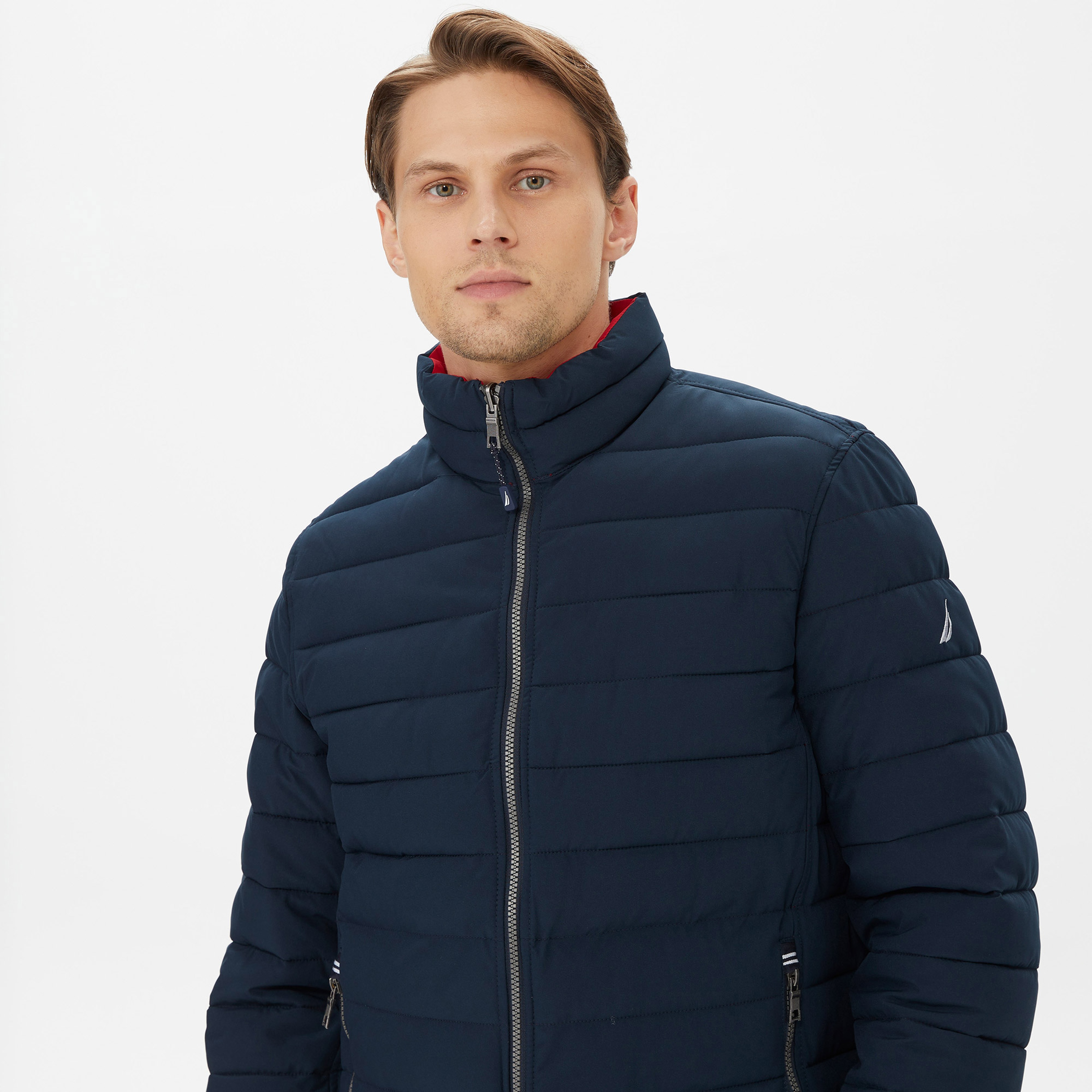 Nautica Erkek Lacivert Çift Taraflı Mont