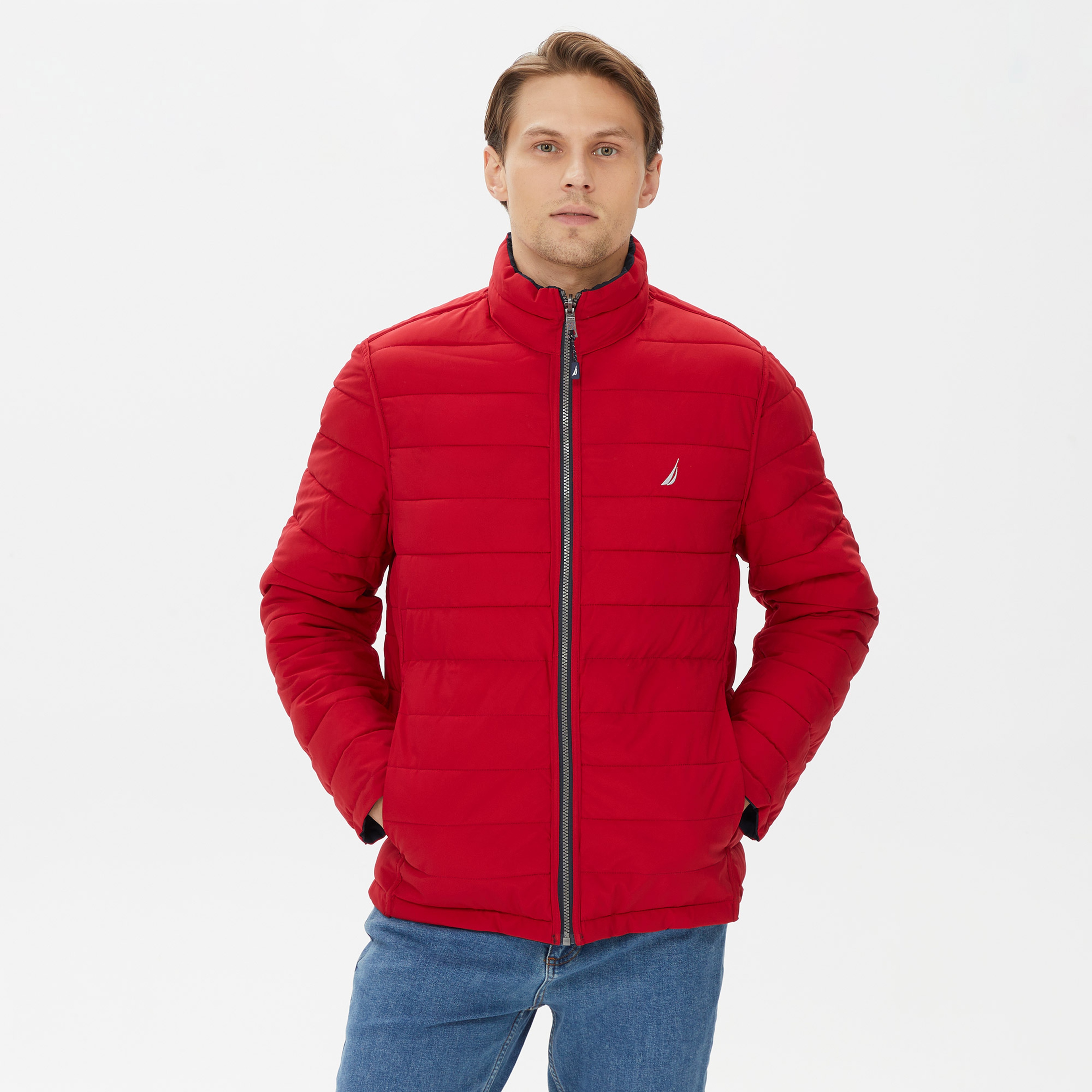 Nautica Erkek Lacivert Çift Taraflı Mont