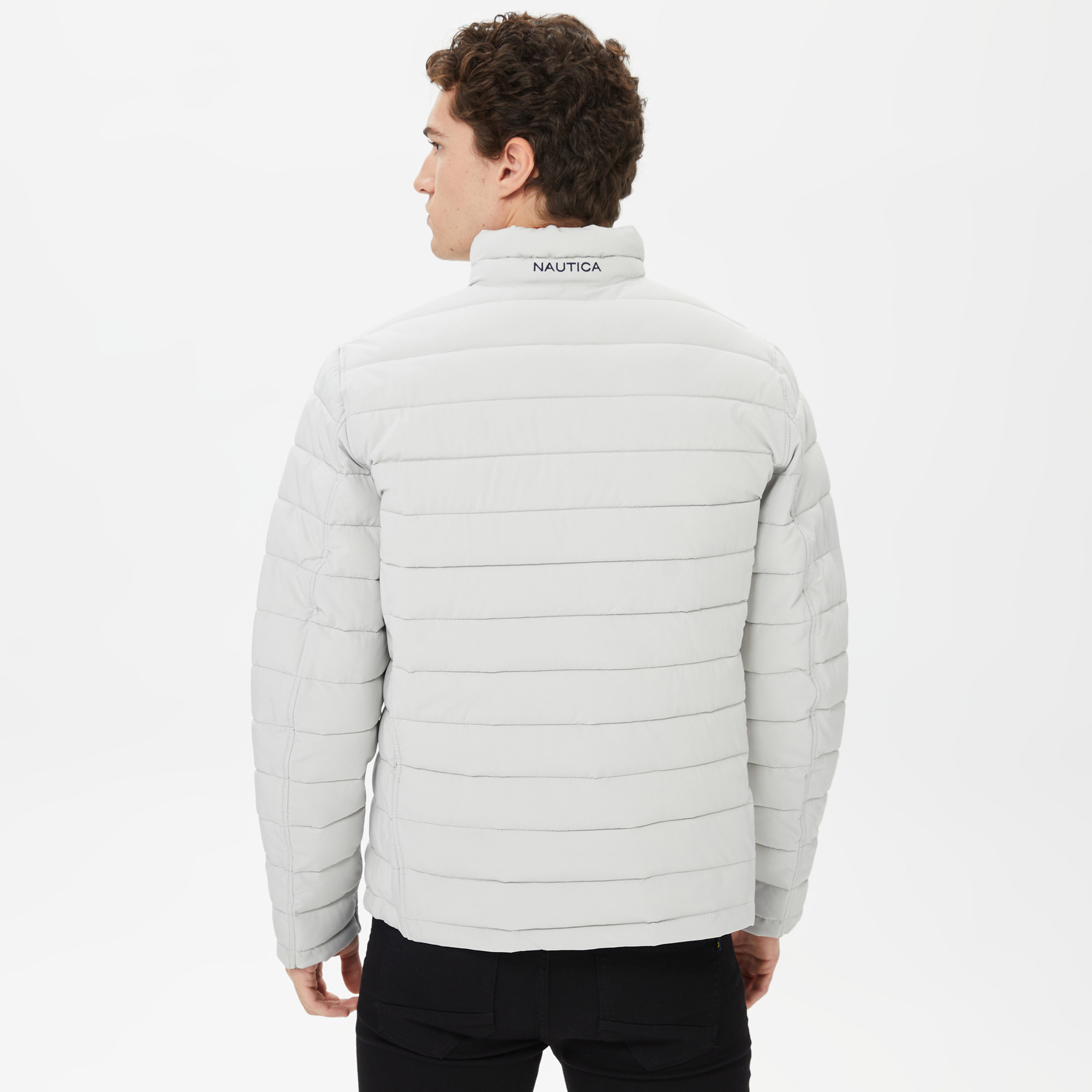 Nautica Erkek Gri Çift Taraflı Mont