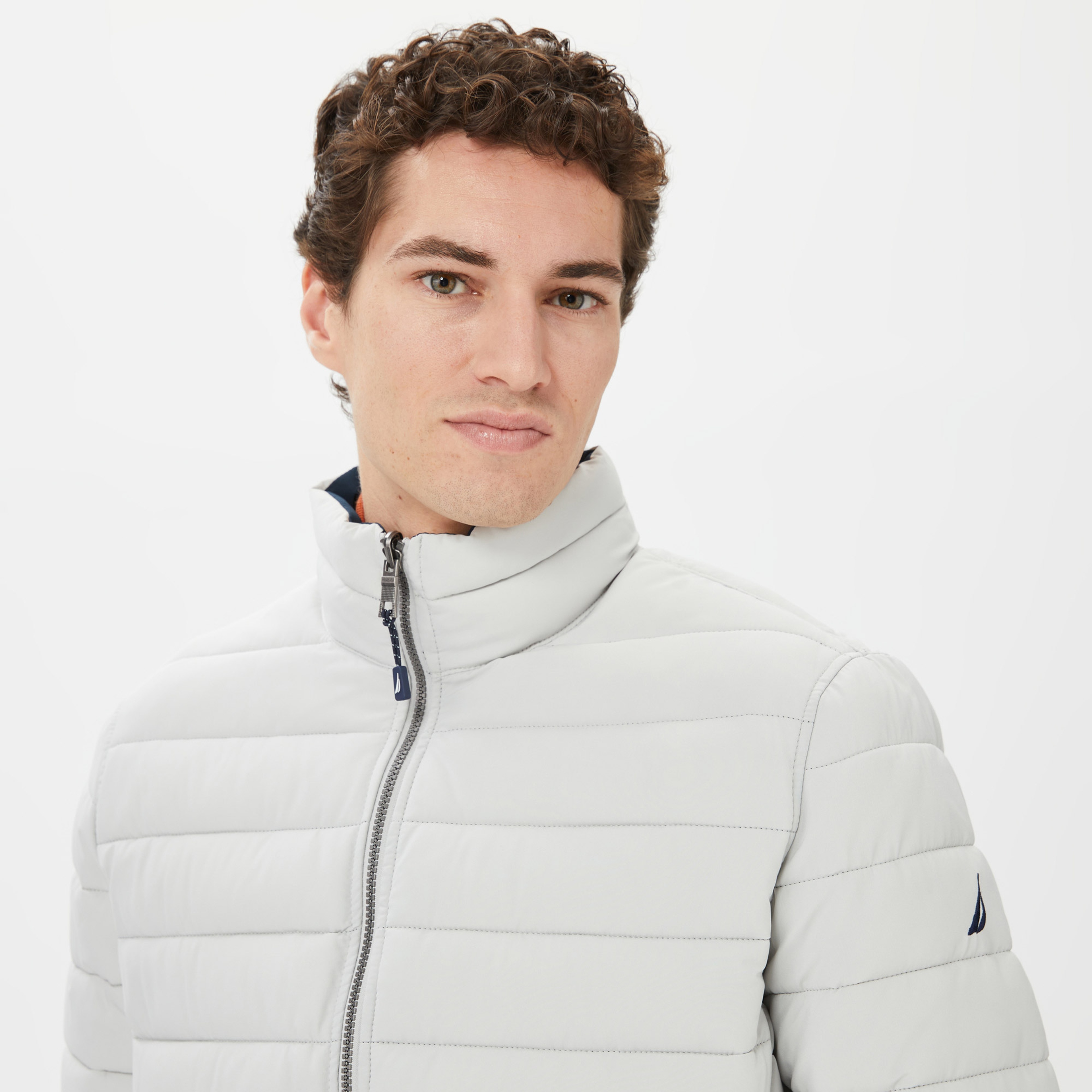 Nautica Erkek Gri Çift Taraflı Mont