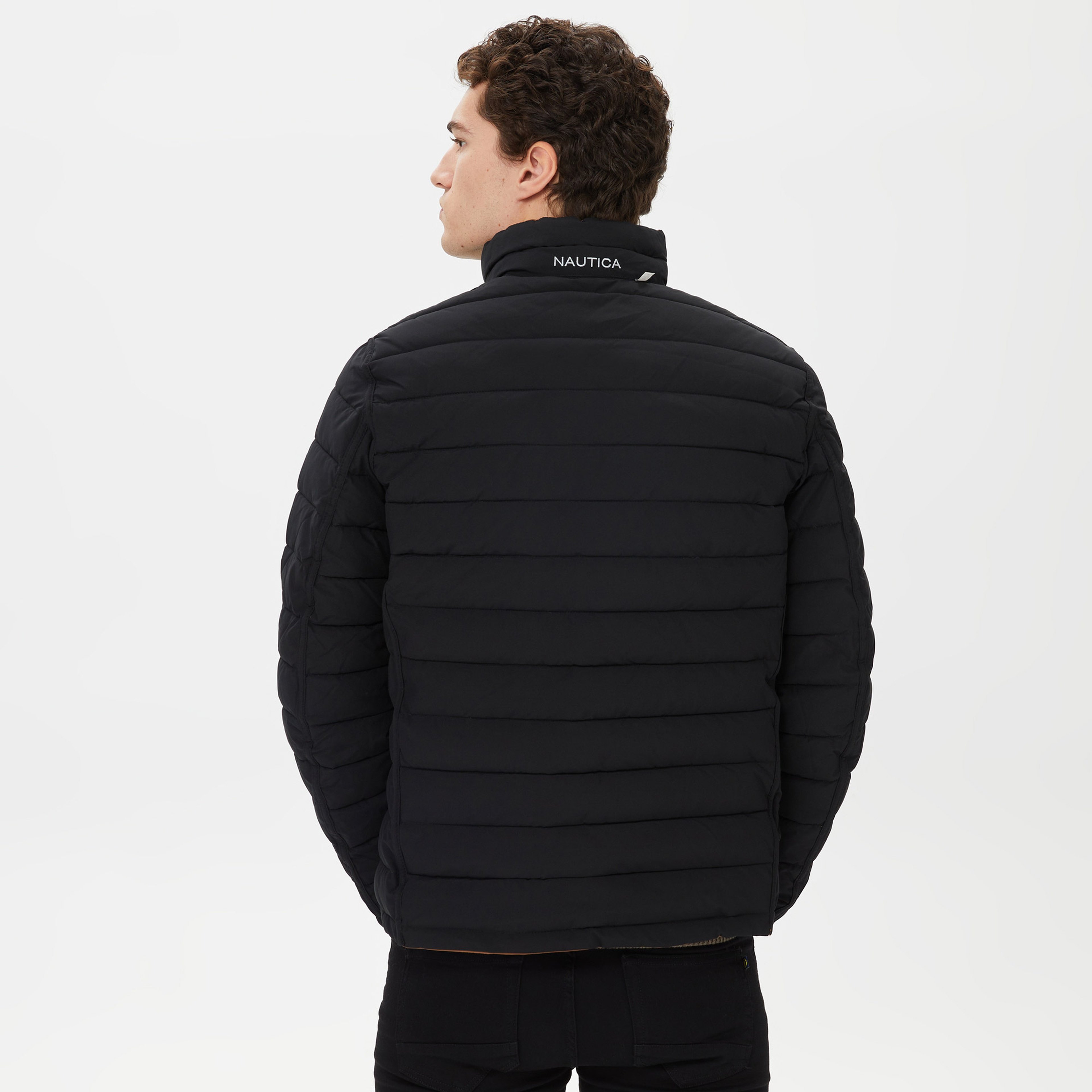 Nautica Erkek Kahverengi Çift Taraflı Mont