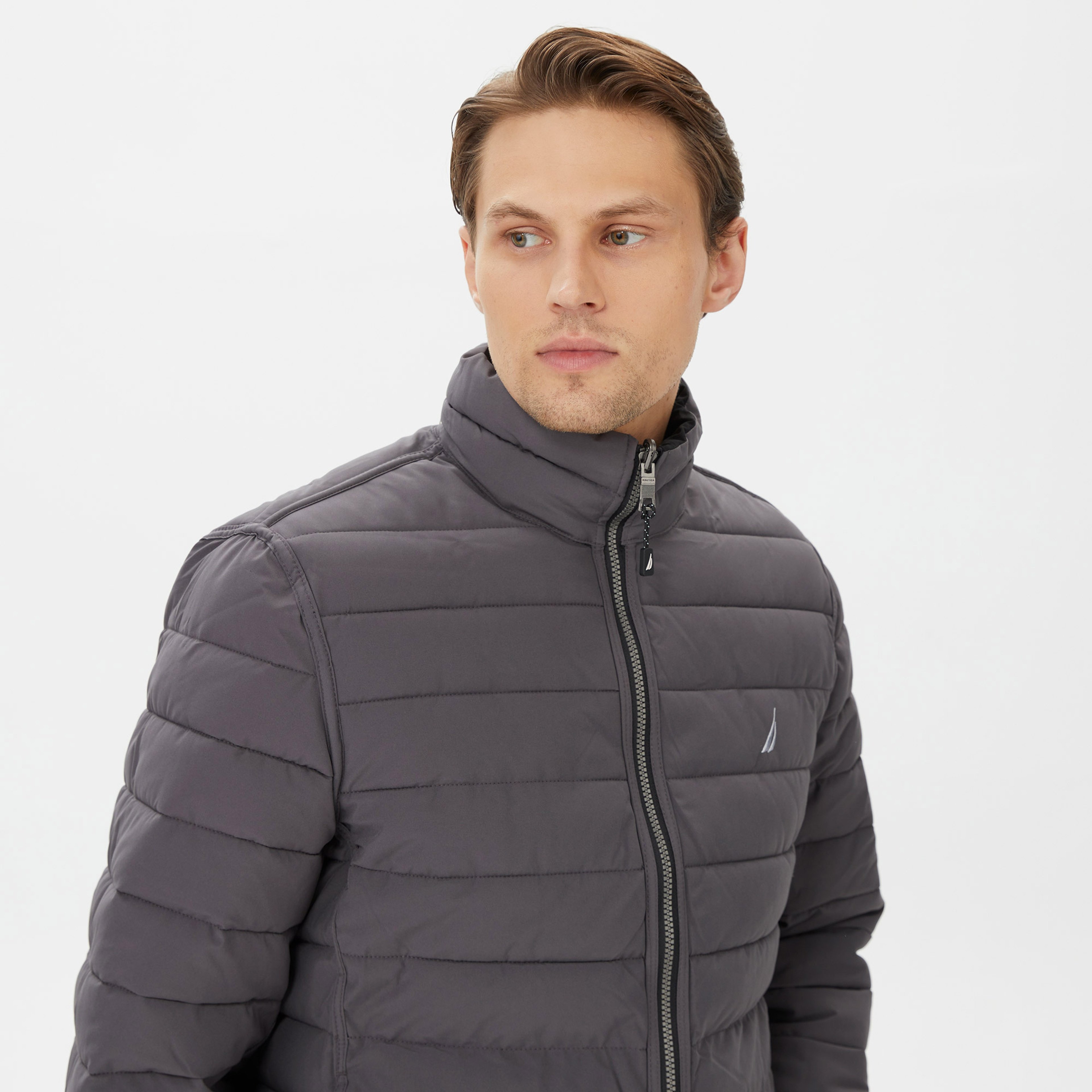 Nautica Erkek Siyah Çift Taraflı Mont