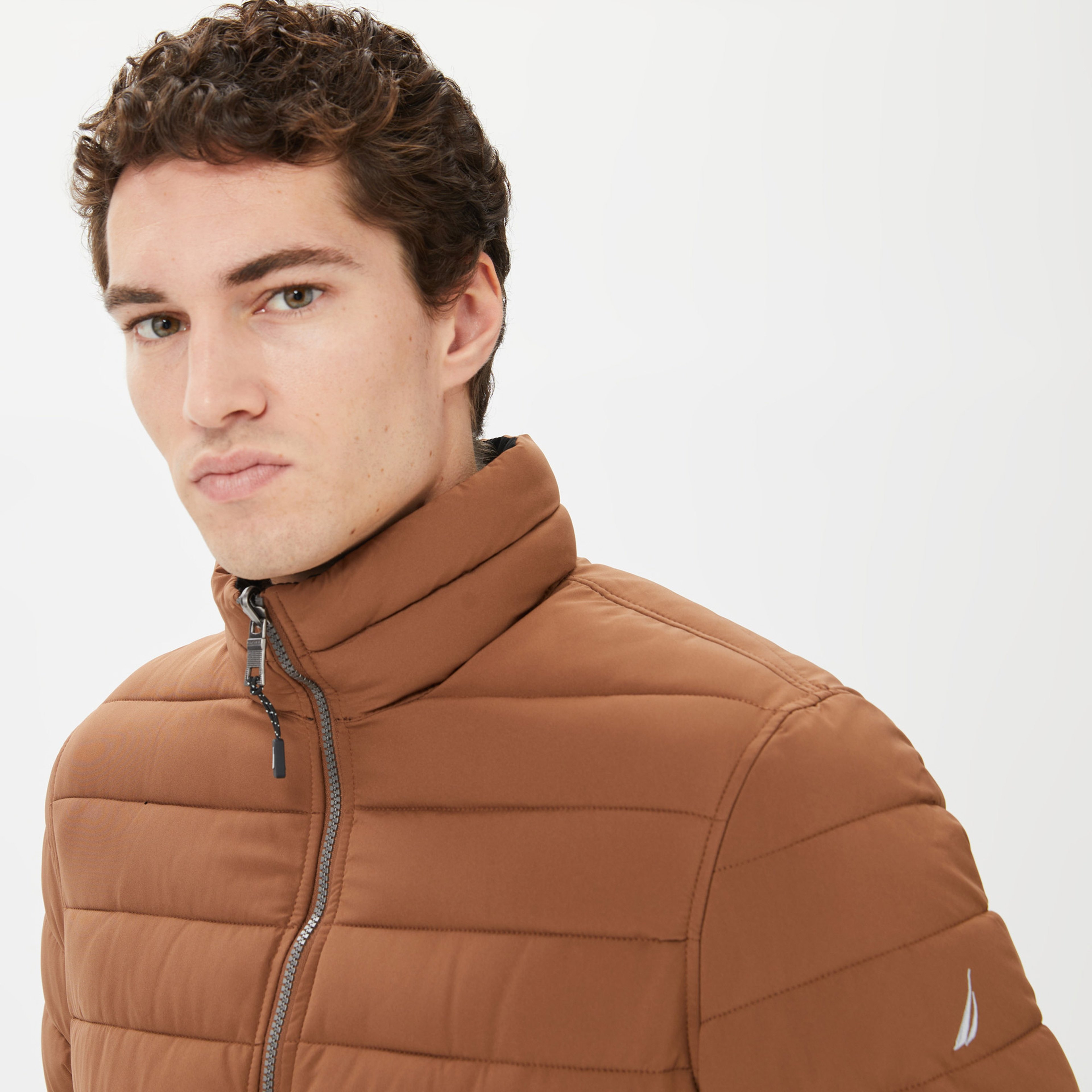 Nautica Erkek Kahverengi Çift Taraflı Mont