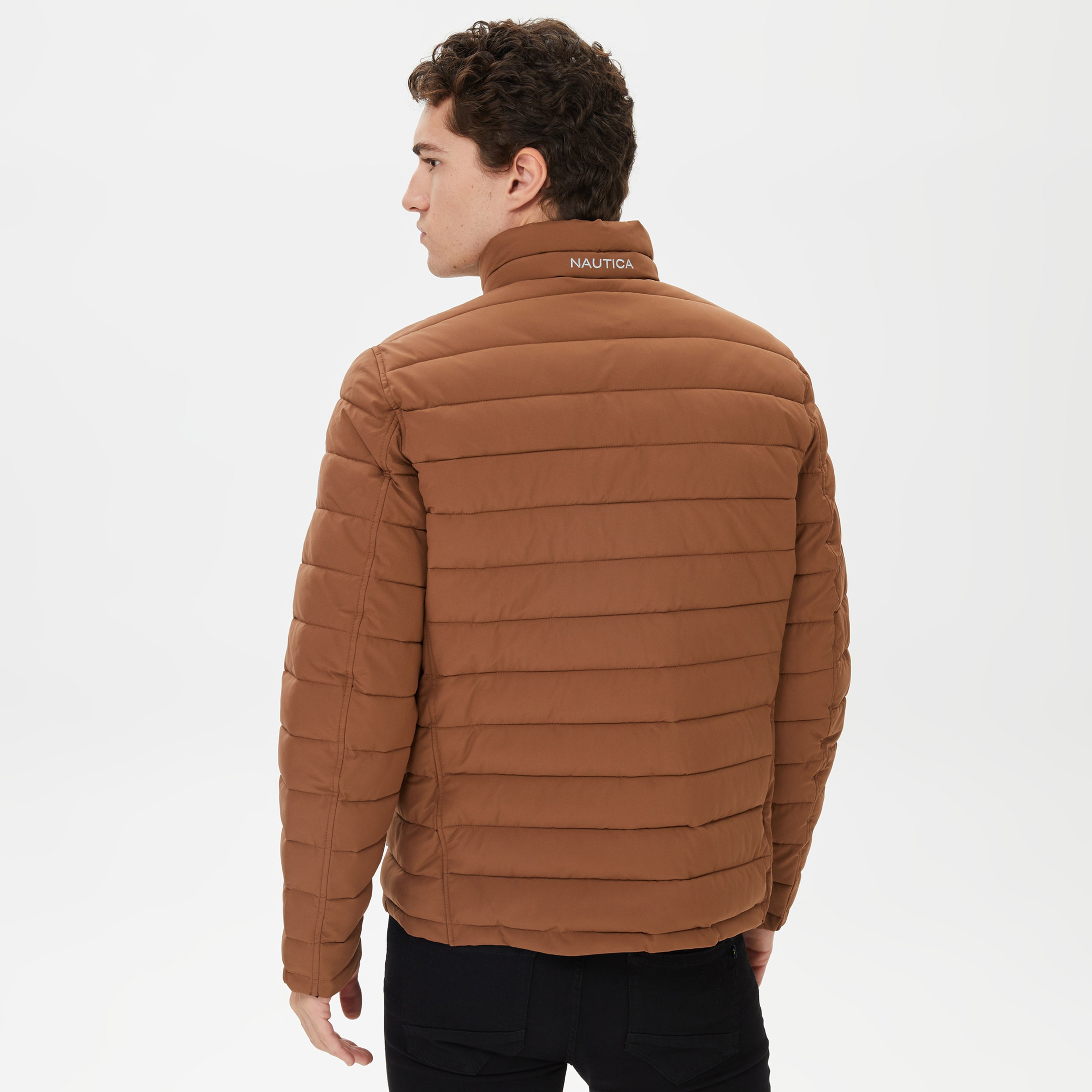Nautica Erkek Kahverengi Çift Taraflı Mont