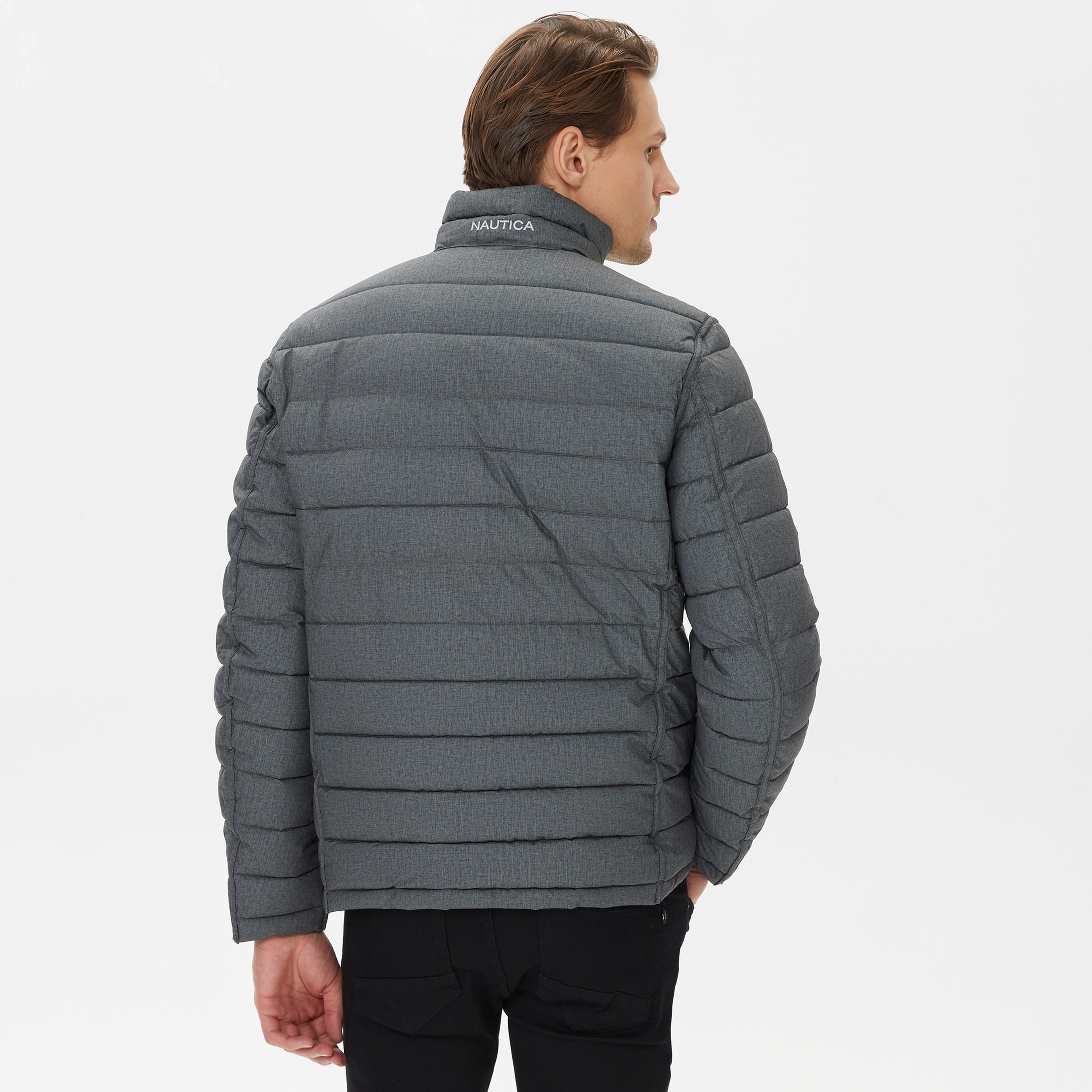 Nautica Erkek Gri Çift Taraflı Mont