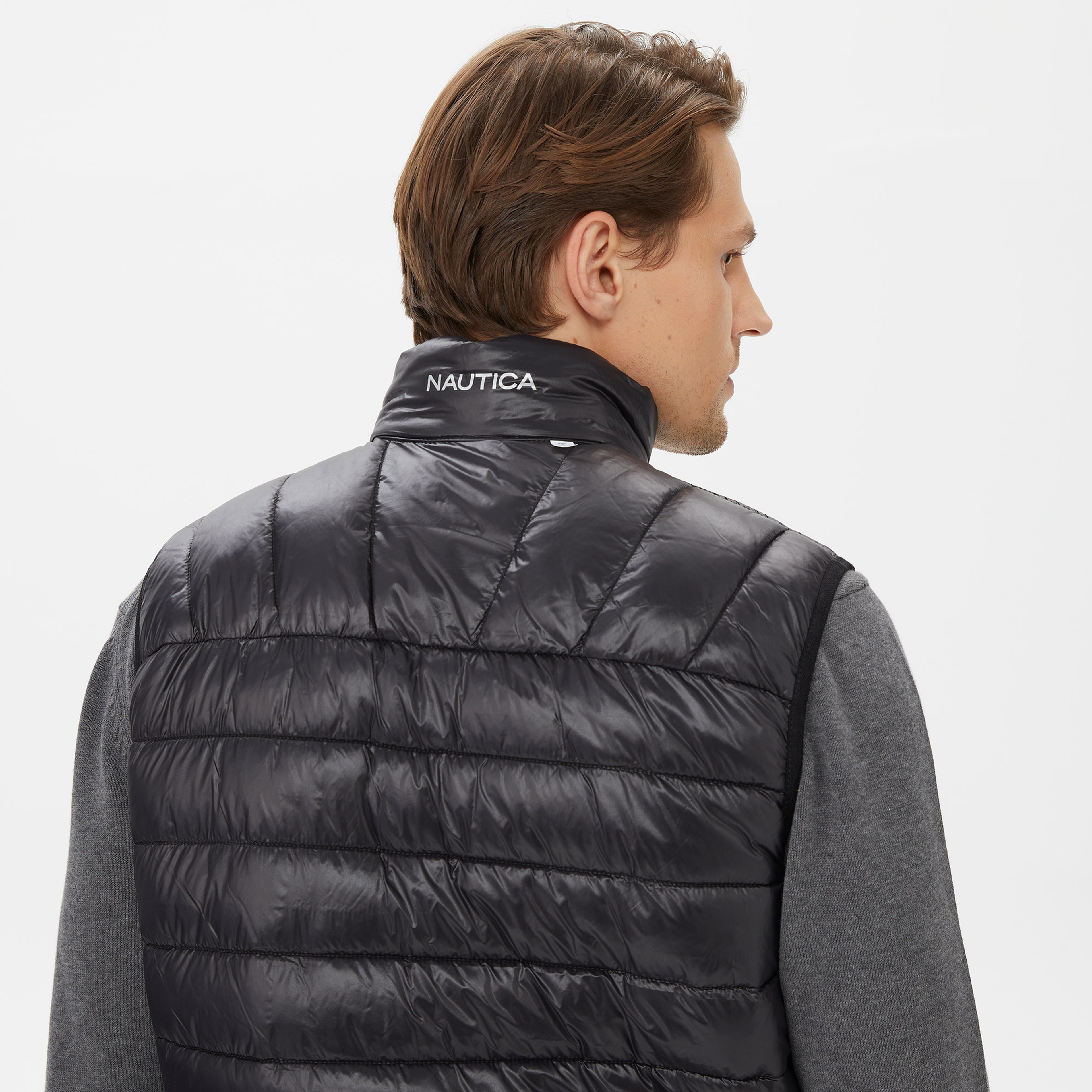 Nautica Erkek Siyah Çift Taraflı Yelek