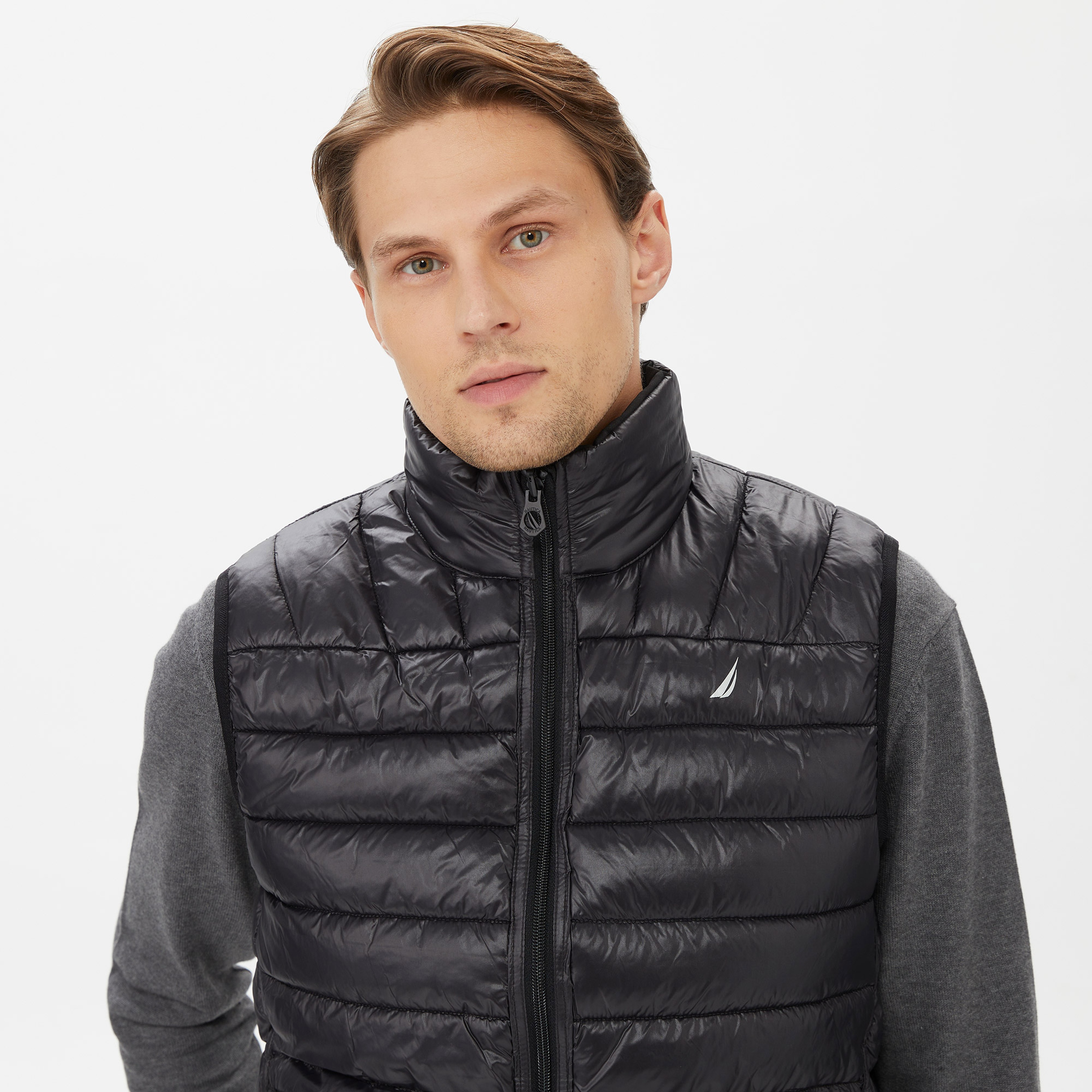 Nautica Erkek Siyah Çift Taraflı Yelek