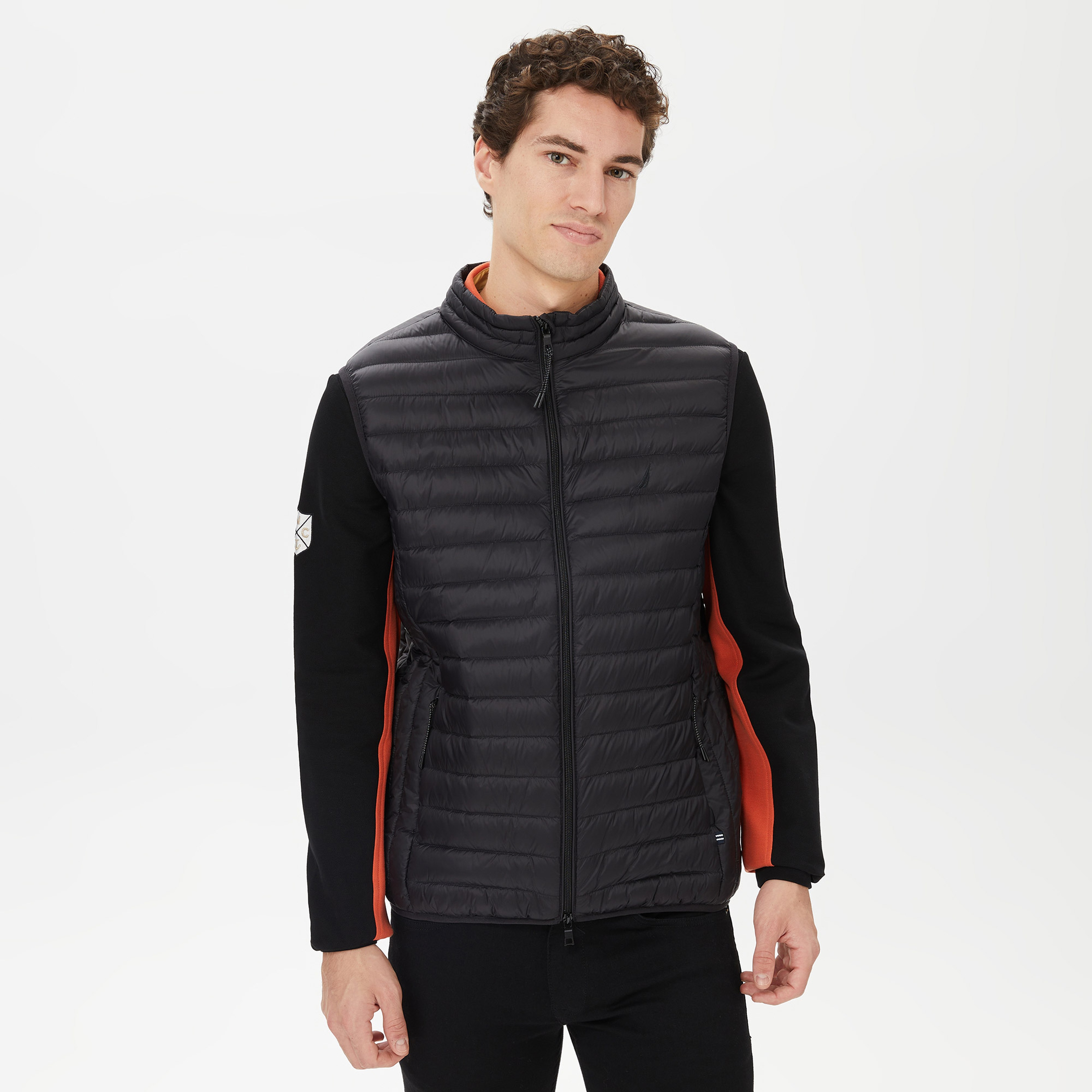 Nautica Erkek Siyah Standart Fit Yelek