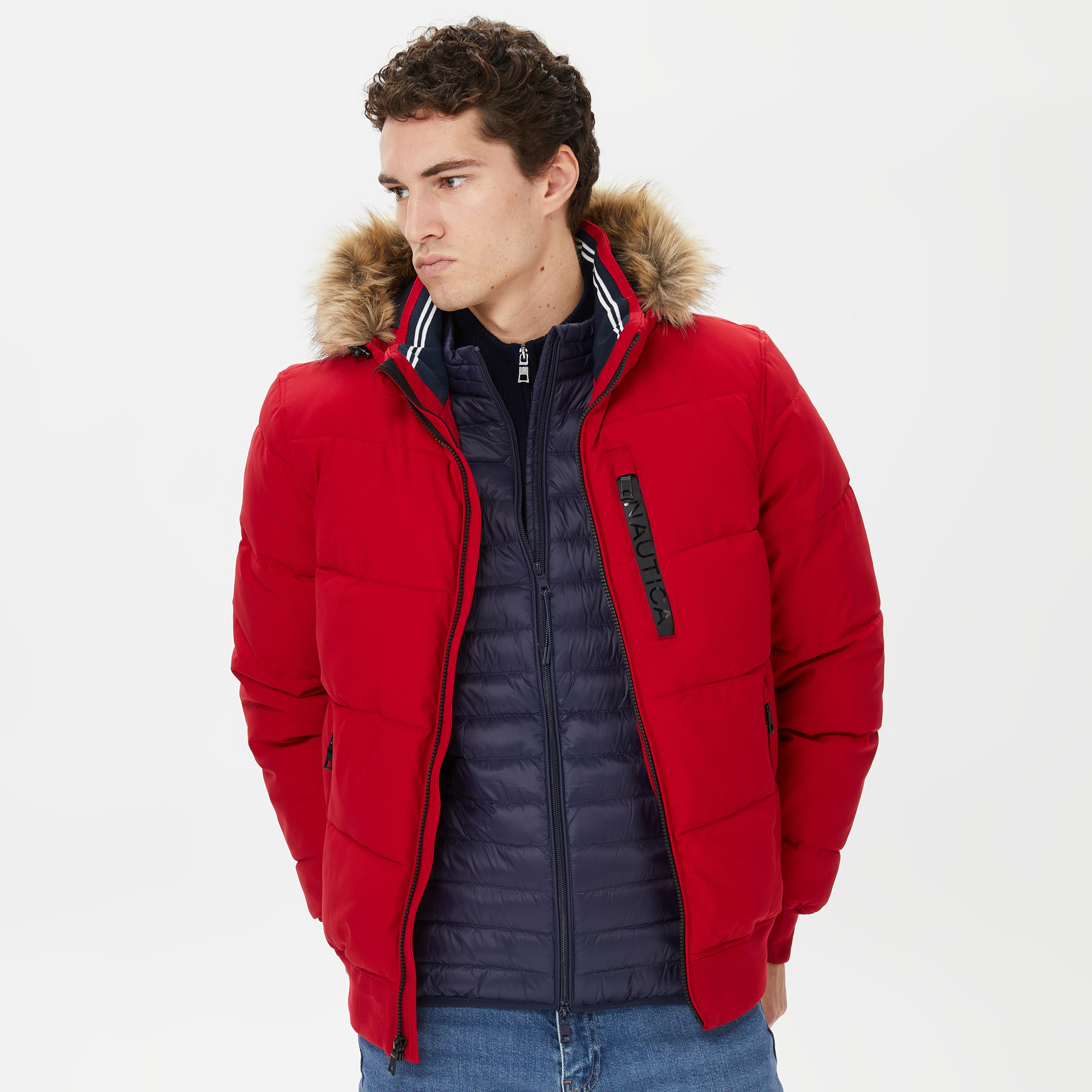 Nautica Erkek Kırmızı Mont