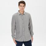 Nautica Erkek Gri Slim Fit Gömlek