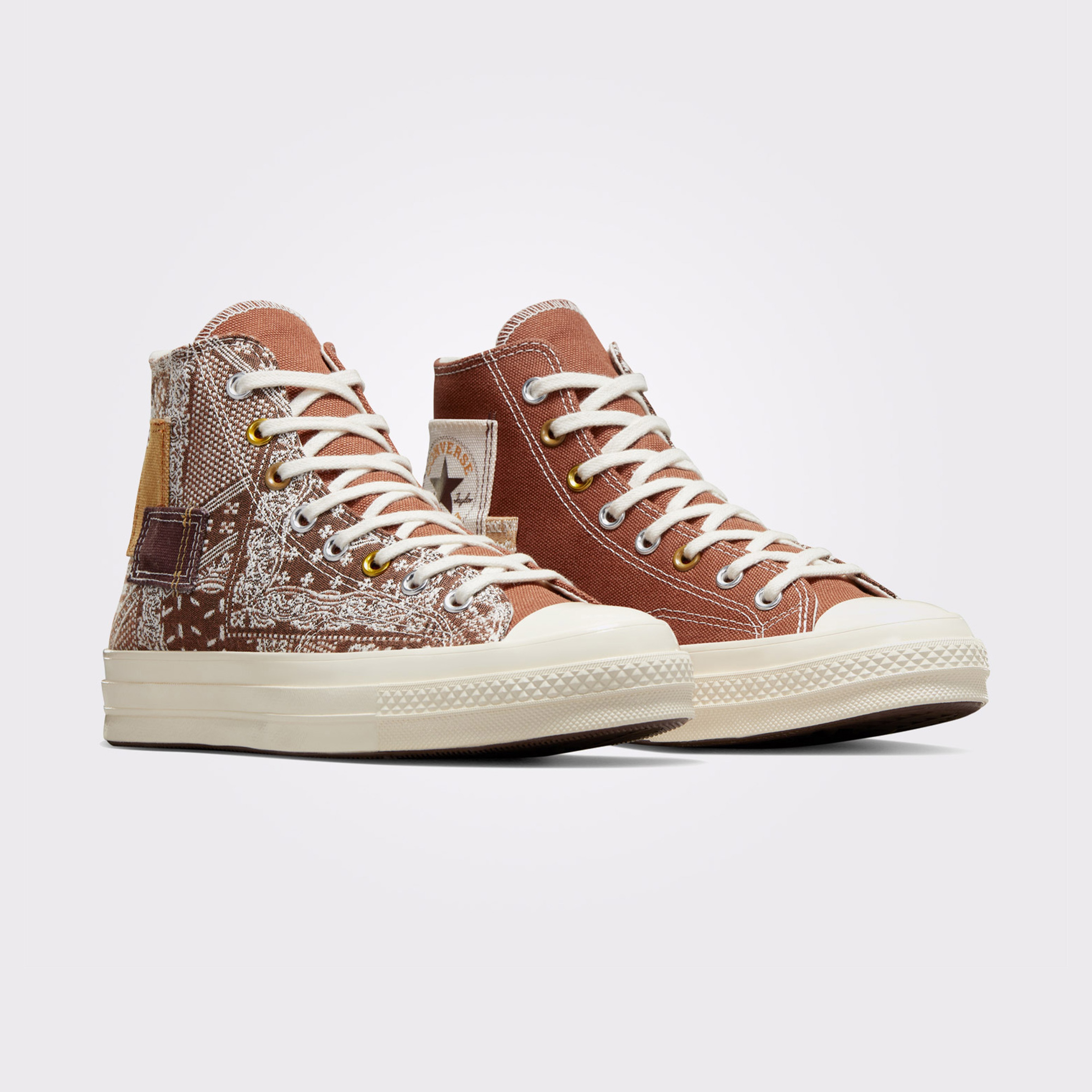 Converse Chuck 70 Patchwork Unisex Kahverengi Sneaker