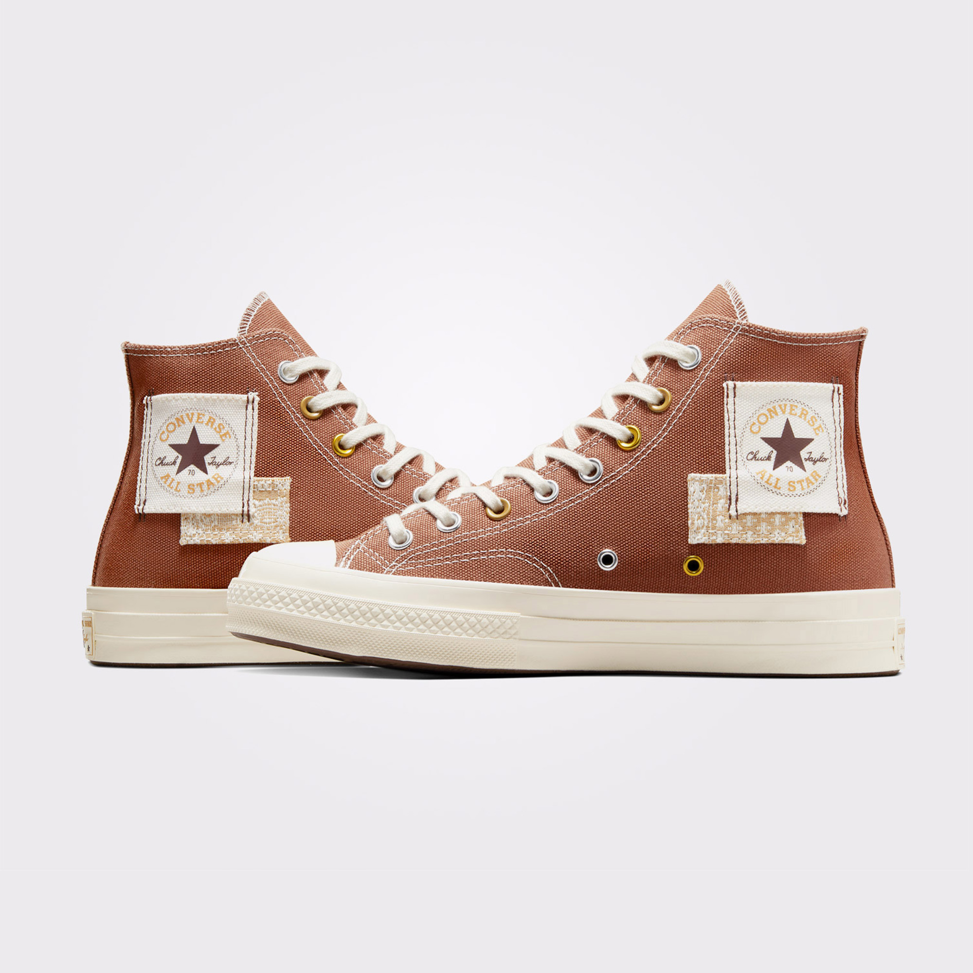 たまたま様 Converse Chuck 70 Patchwork Unisex Kahverengi Sneaker39,5A05205C