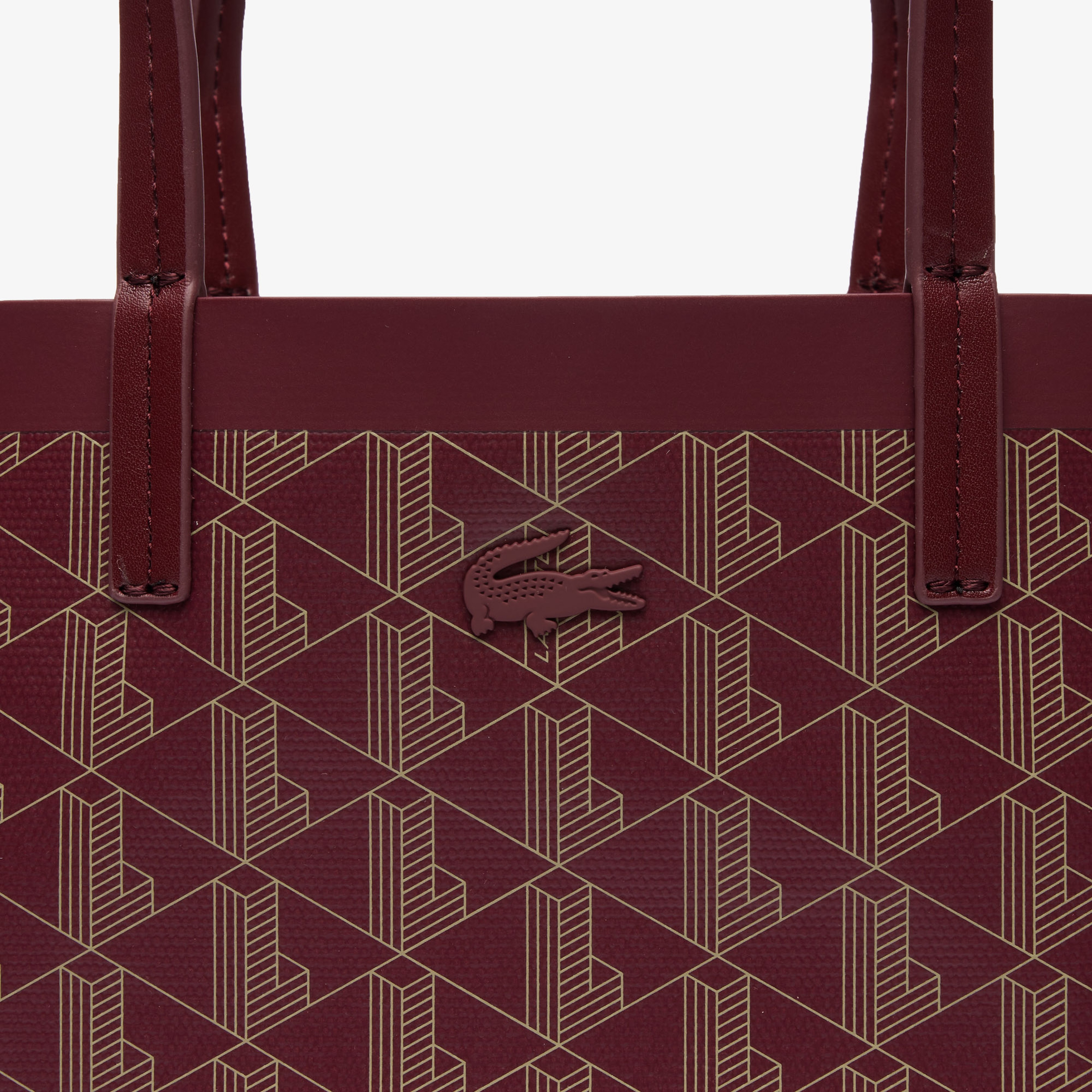 Kadın Monogram Bordo Postacı Çantası