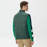 Erkek Kapüşonlu Kapitone Haki Mont