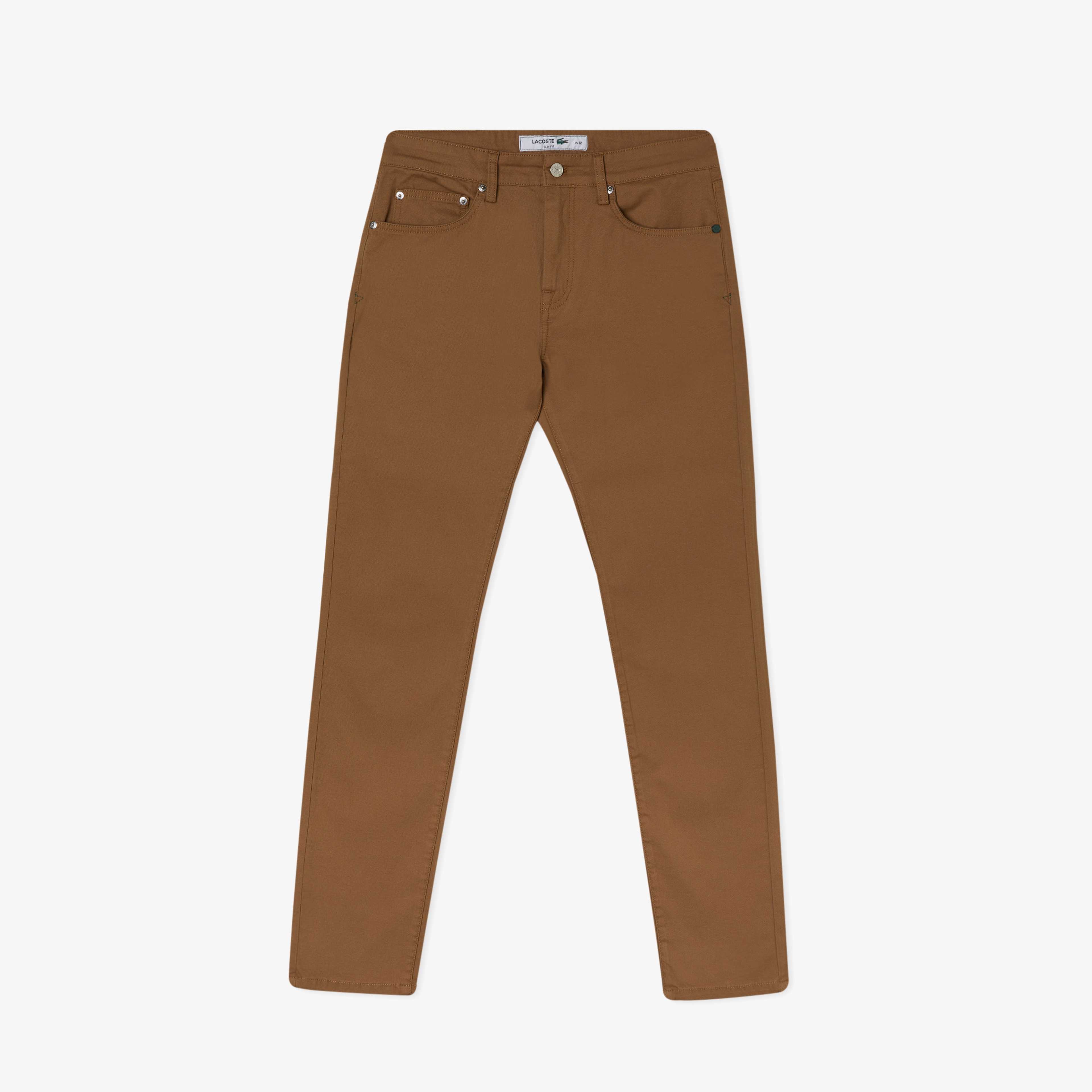 Erkek Slim Fit Kahverengi Pantolon