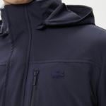 Erkek Kapüşonlu Kapitone Lacivert Mont