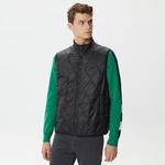 Erkek Kapüşonlu Kapitone Siyah Mont