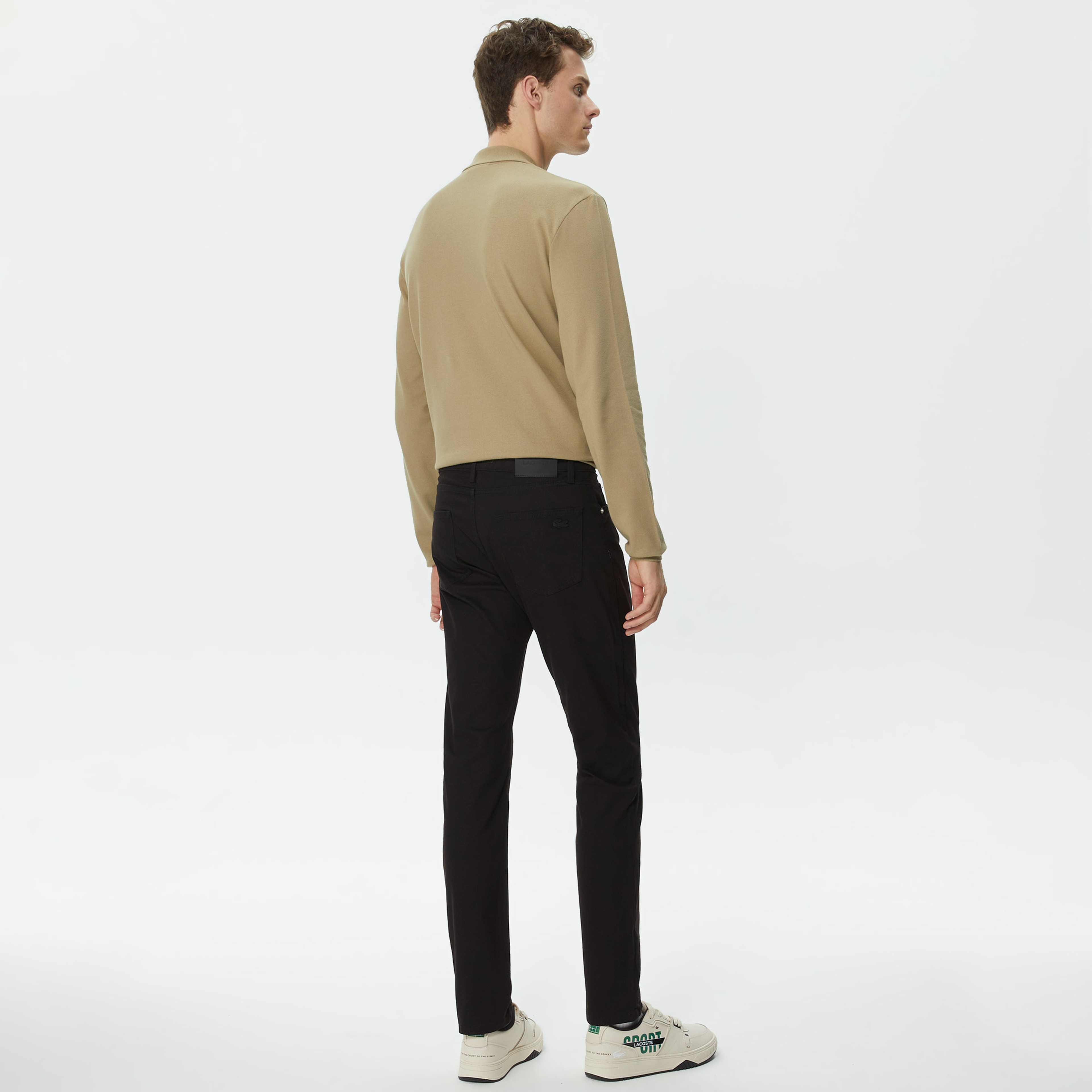 Erkek Slim Fit Siyah Pantolon