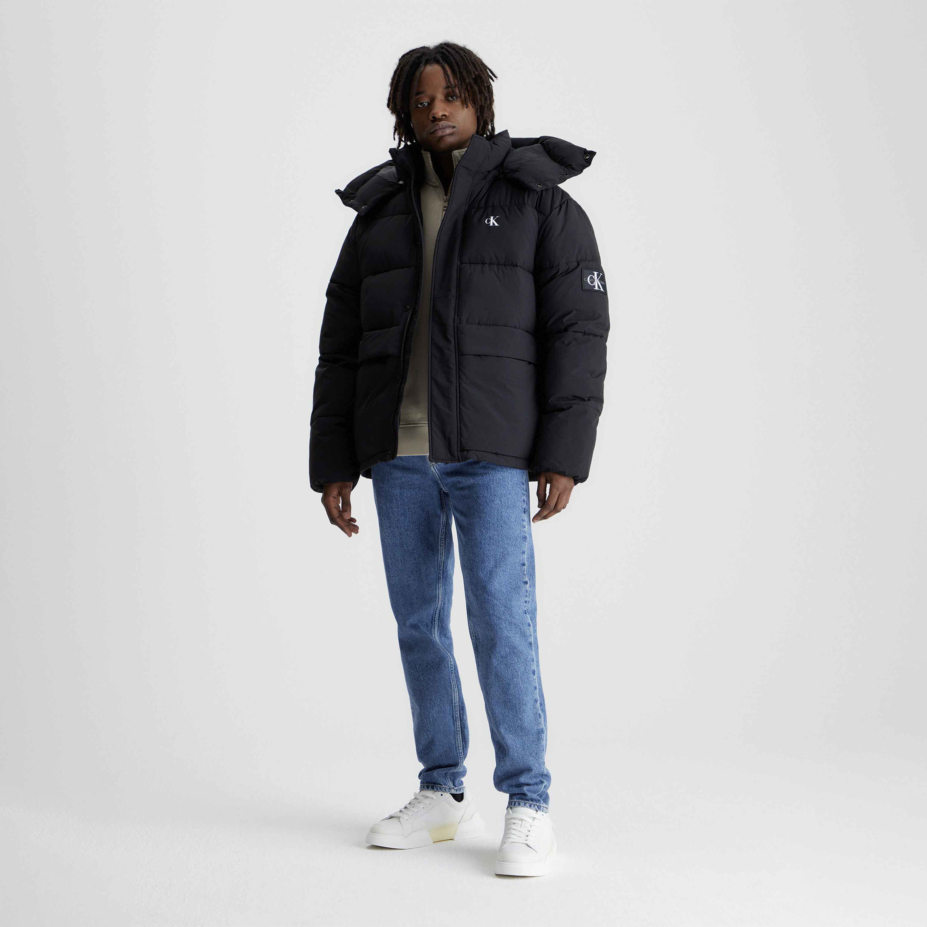Calvin Klein Erkek Siyah Mont
