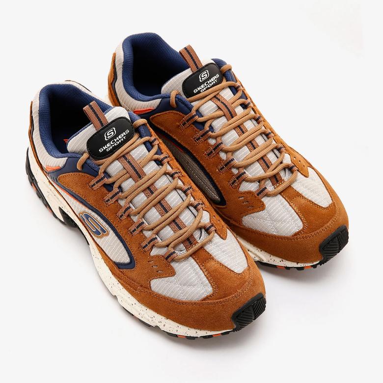 Skechers Stamina Erkek Bej Spor Ayakkabı