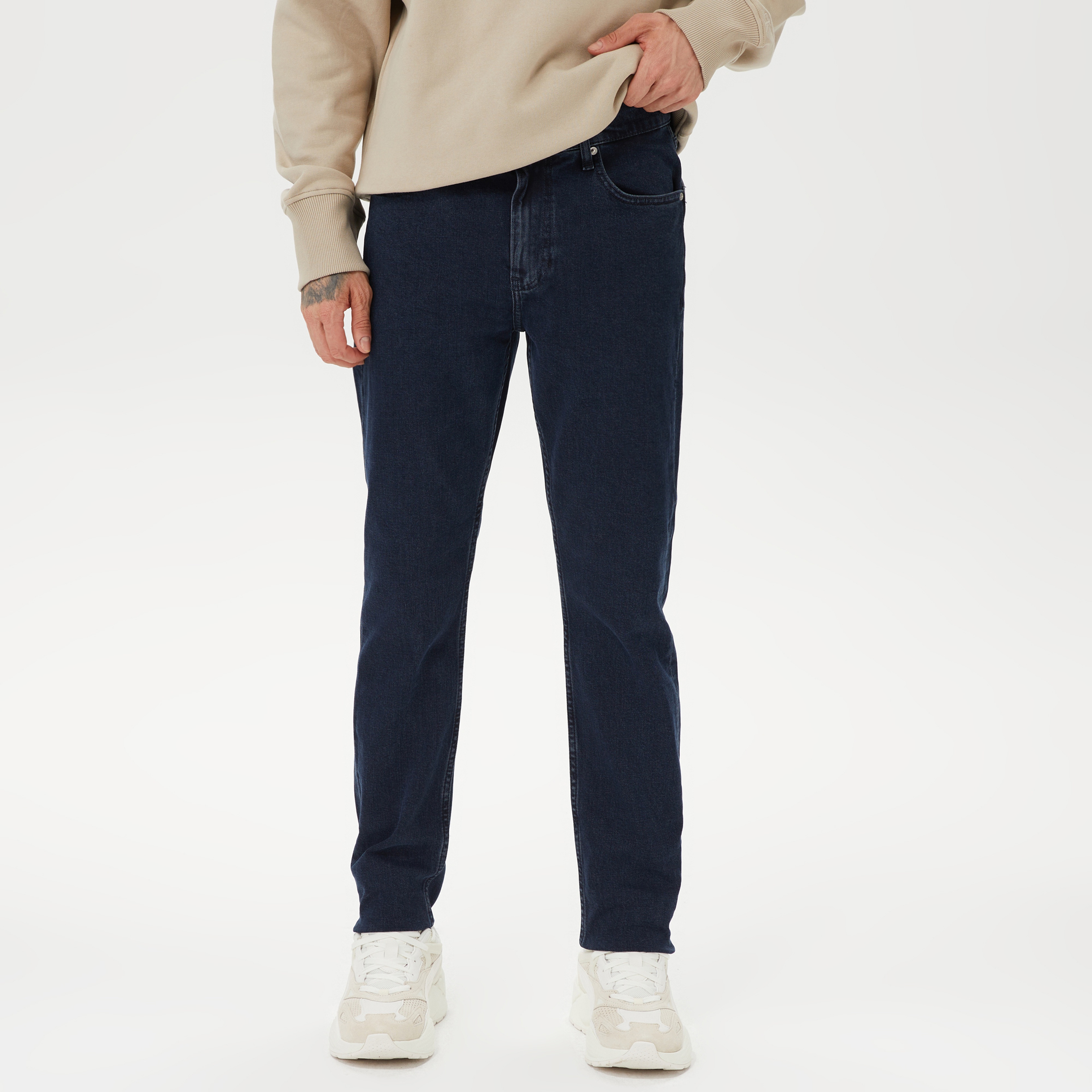 Calvin Klein Erkek Mavi Denim
