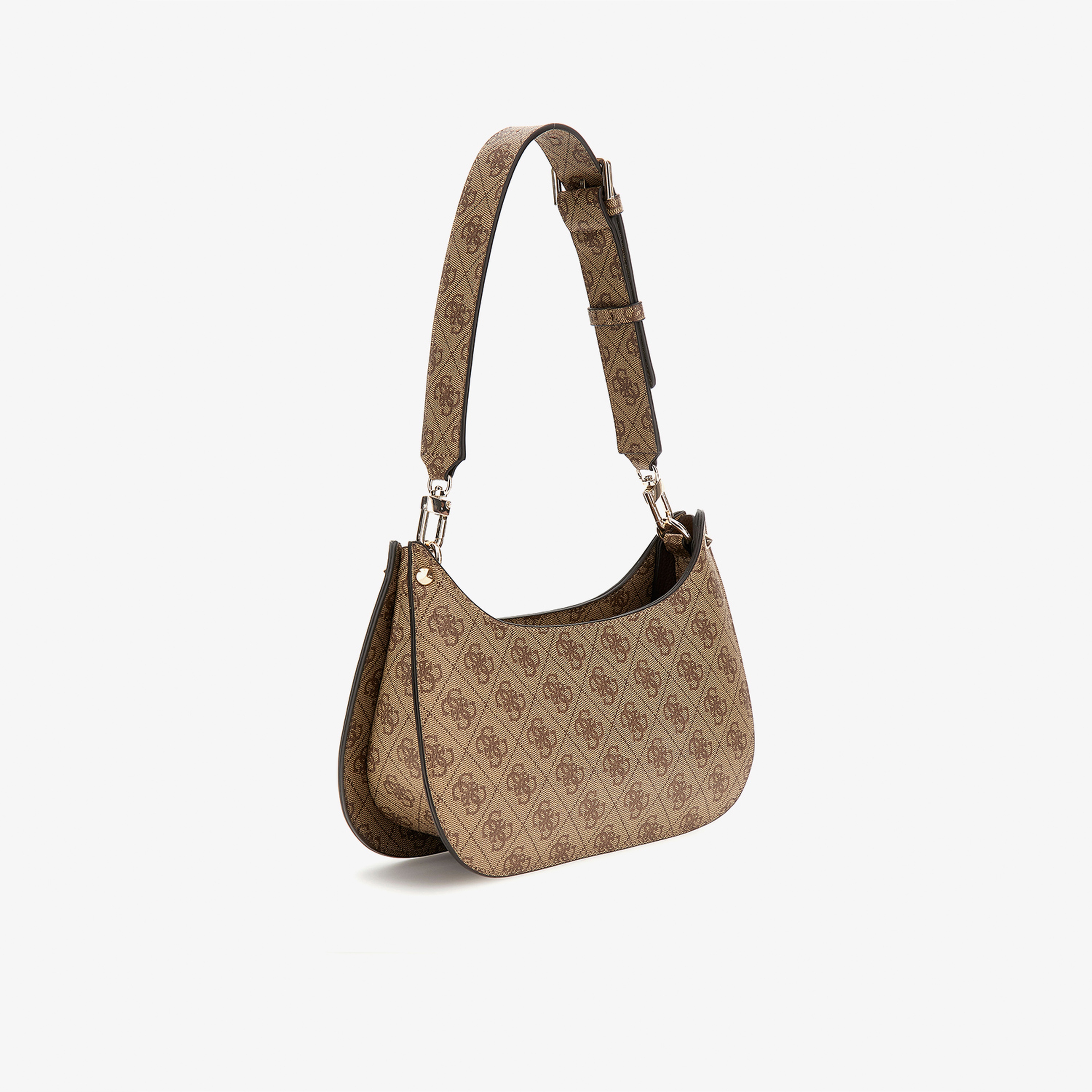 Guess Didi Society Satchel Meridian Mini Tp Zp Kadın Kahverengi El Çantası