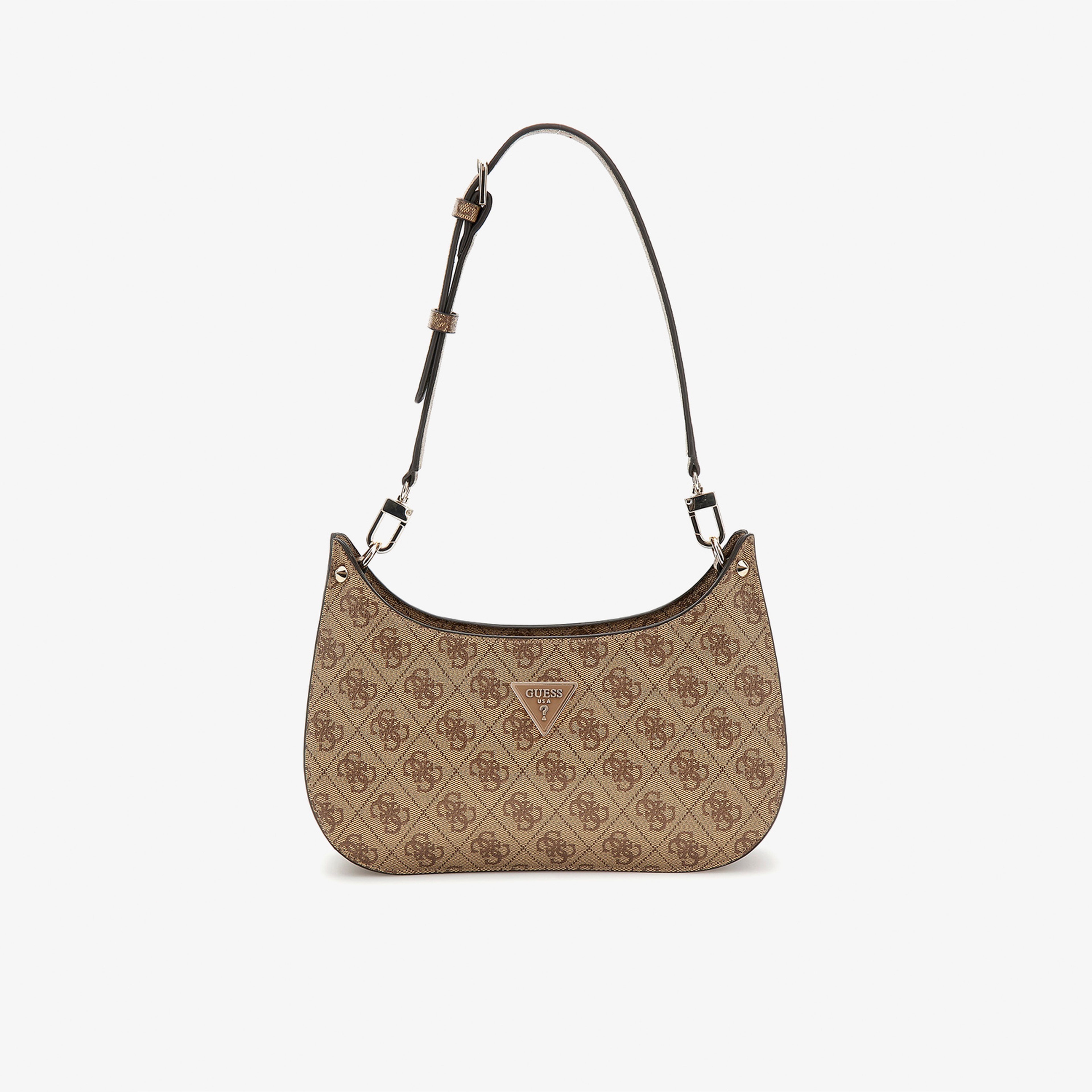 Guess Didi Society Satchel Meridian Mini Tp Zp Kadın Kahverengi El Çantası