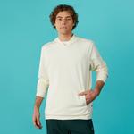 Nautica Erkek Krem Standart Fit Sweatshirt