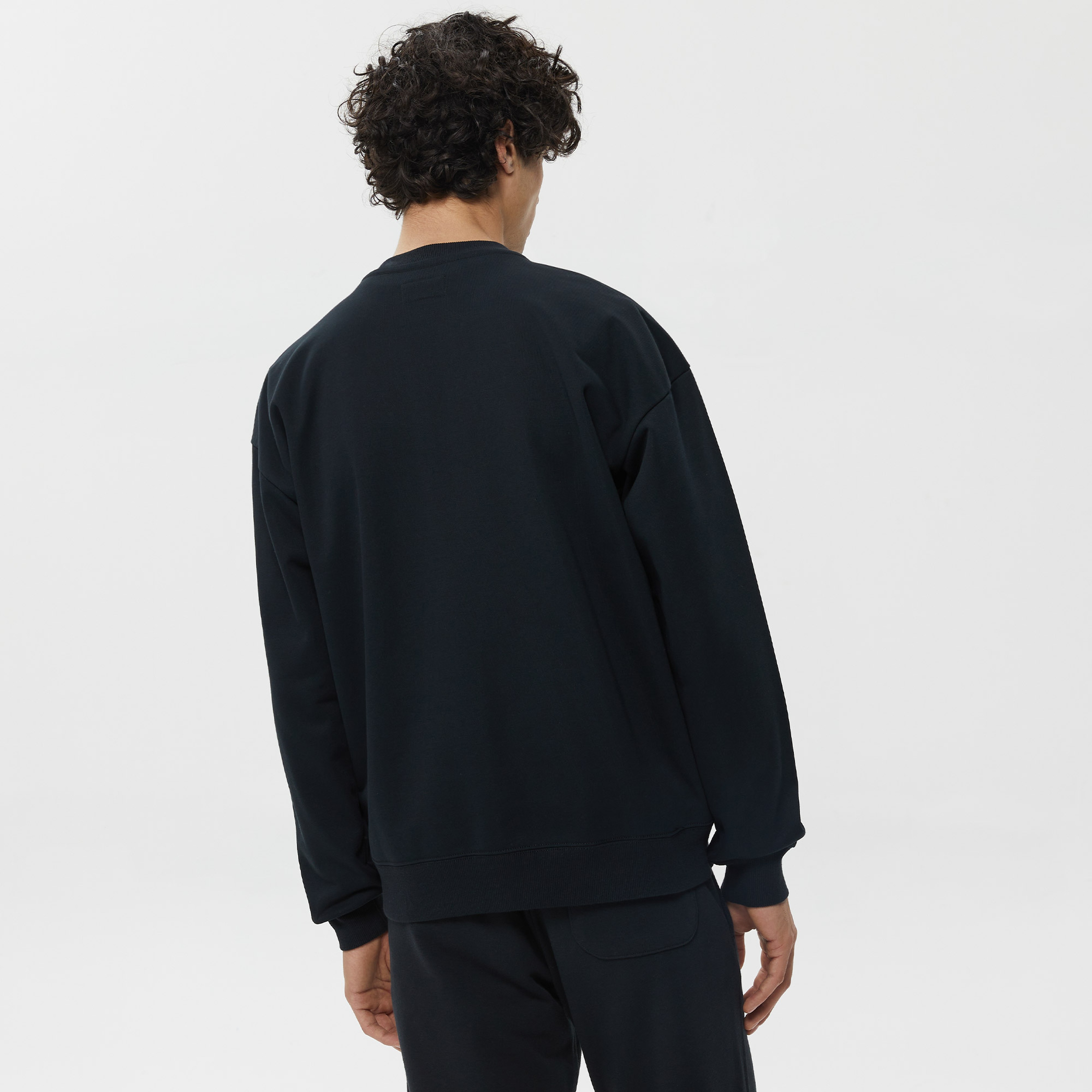 Converse Chain Stitch Elevated Cardigan  Erkek Siyah Eşofman Üstü