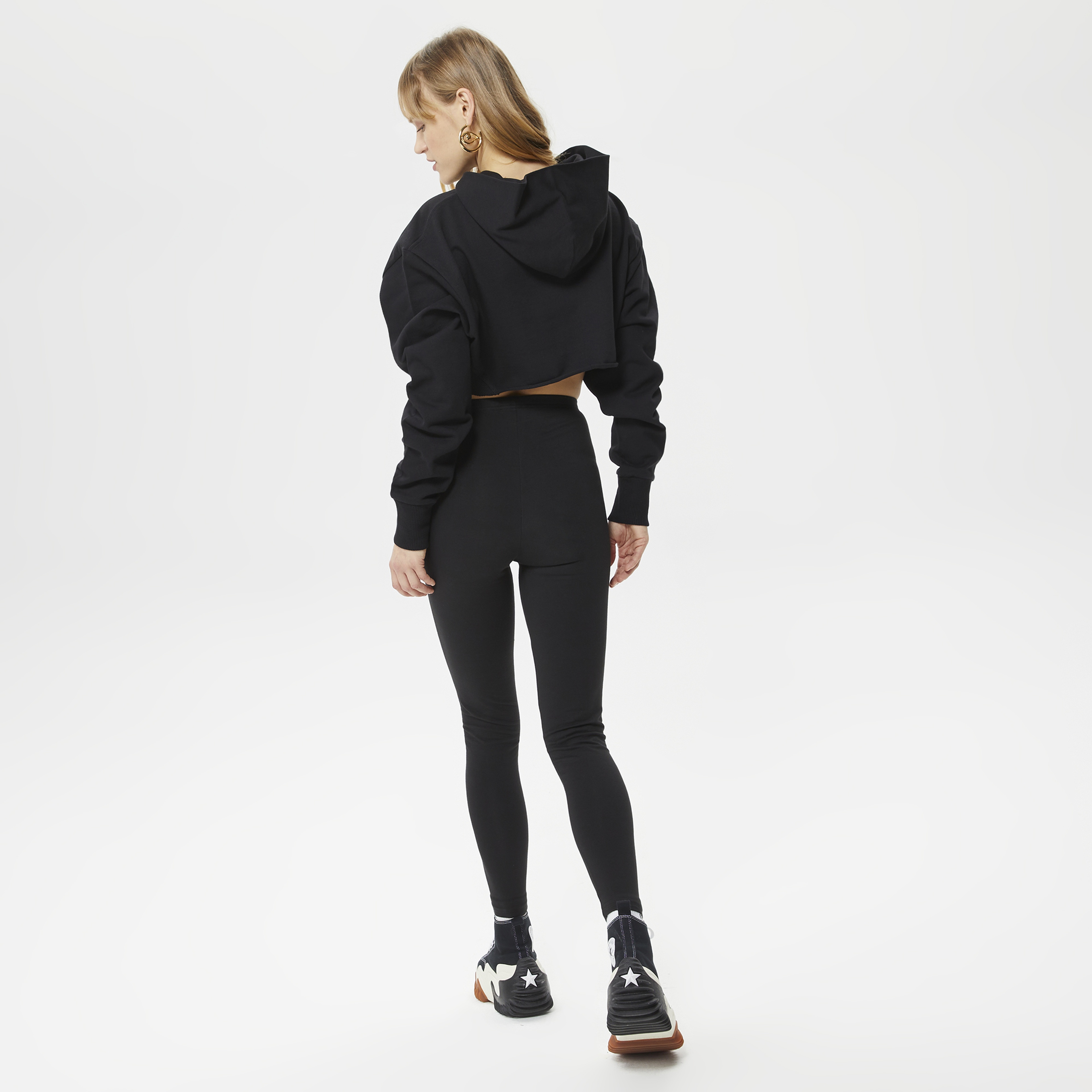 Soon To Be Announced Logo Leggings Kadın Siyah Tayt