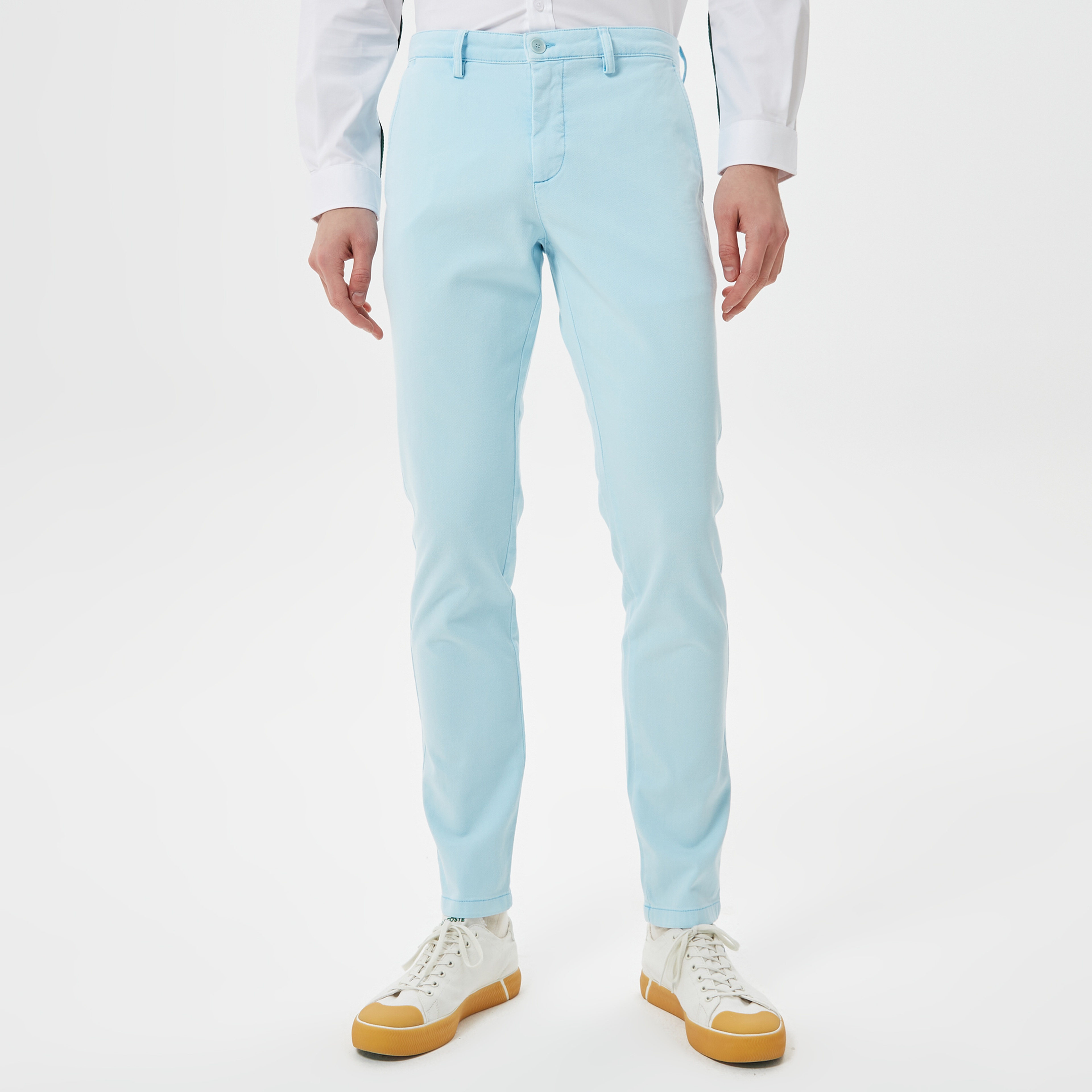 Erkek Slim Fit Organik Pamuk Mavi Pantolon