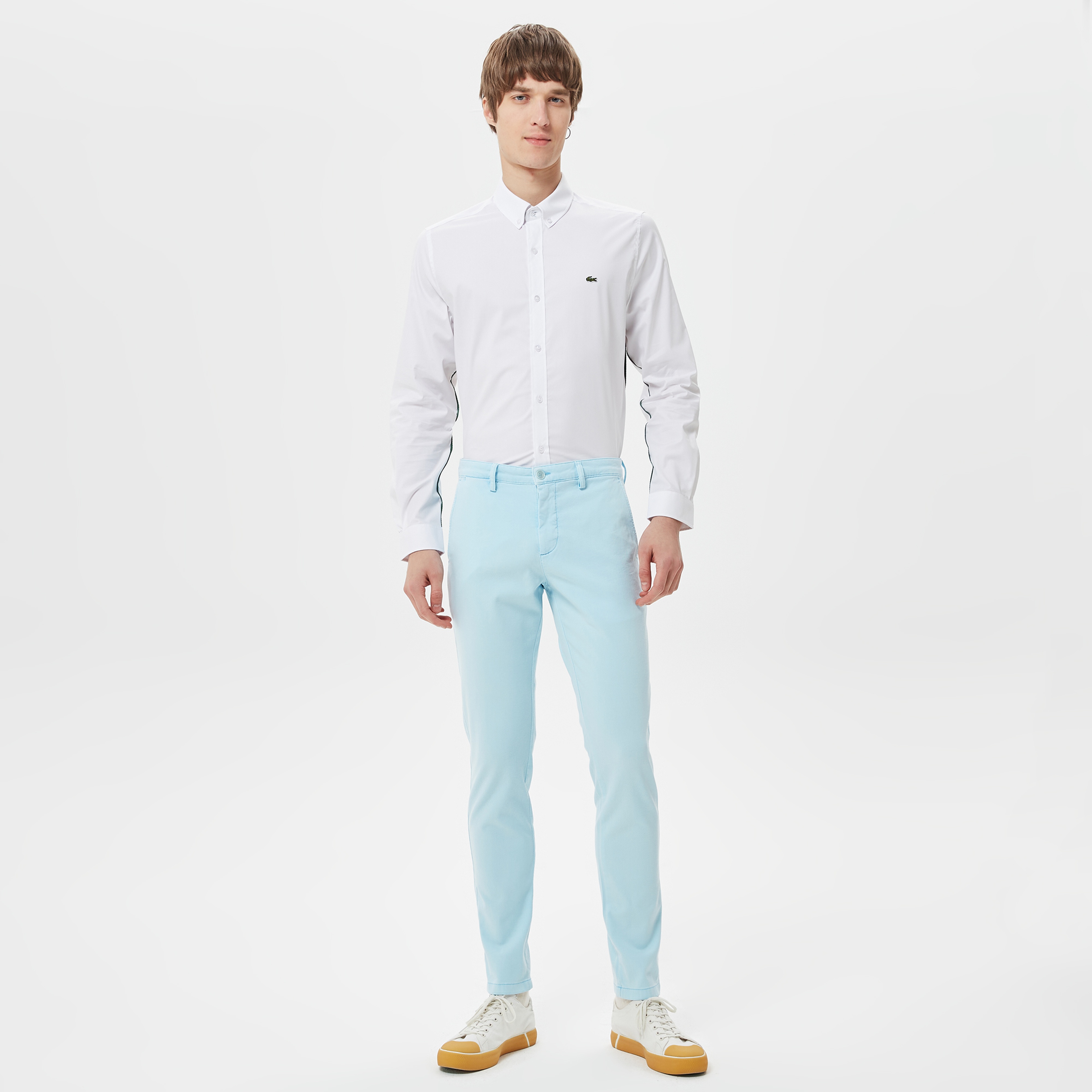 Erkek Slim Fit Organik Pamuk Mavi Pantolon