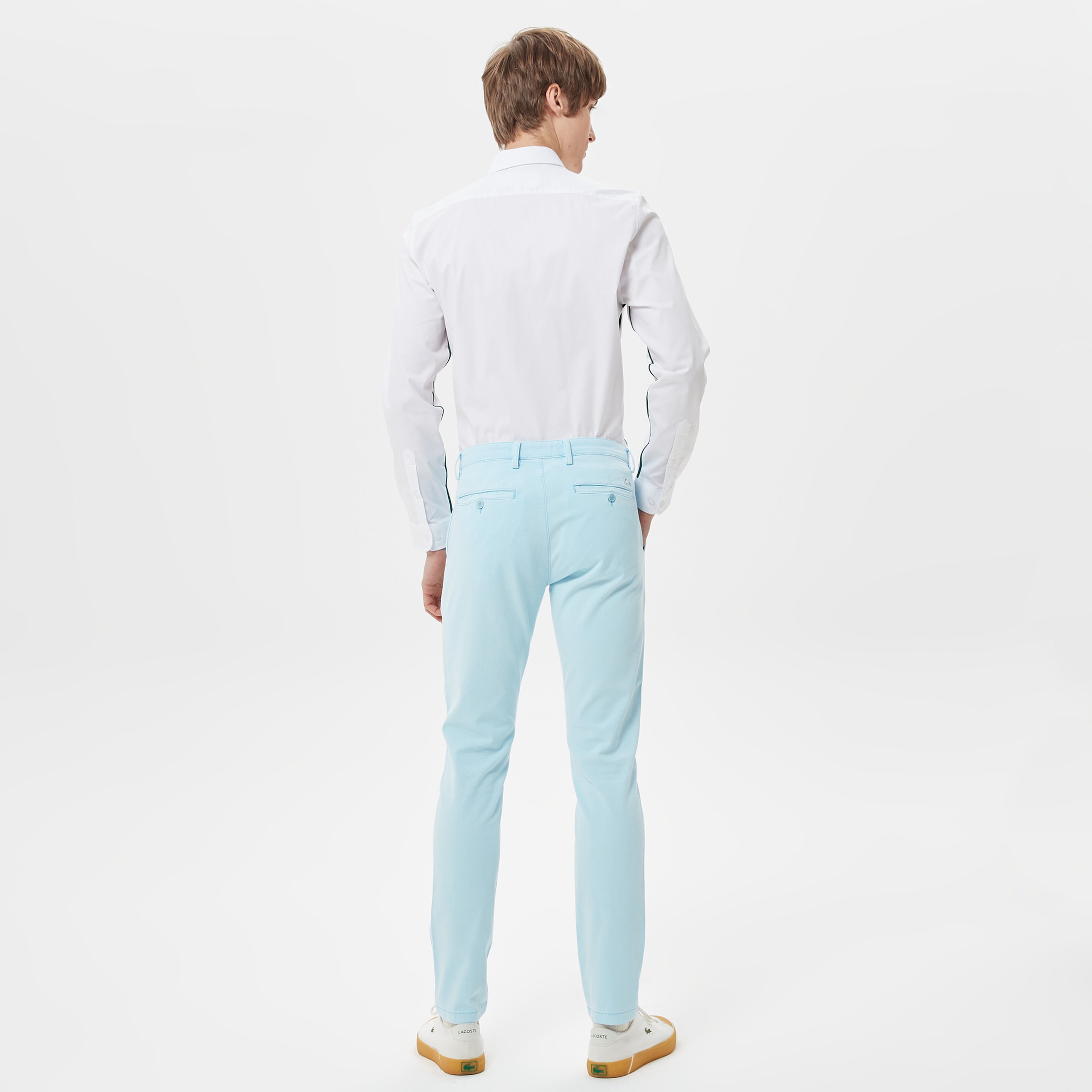 Erkek Slim Fit Organik Pamuk Mavi Pantolon